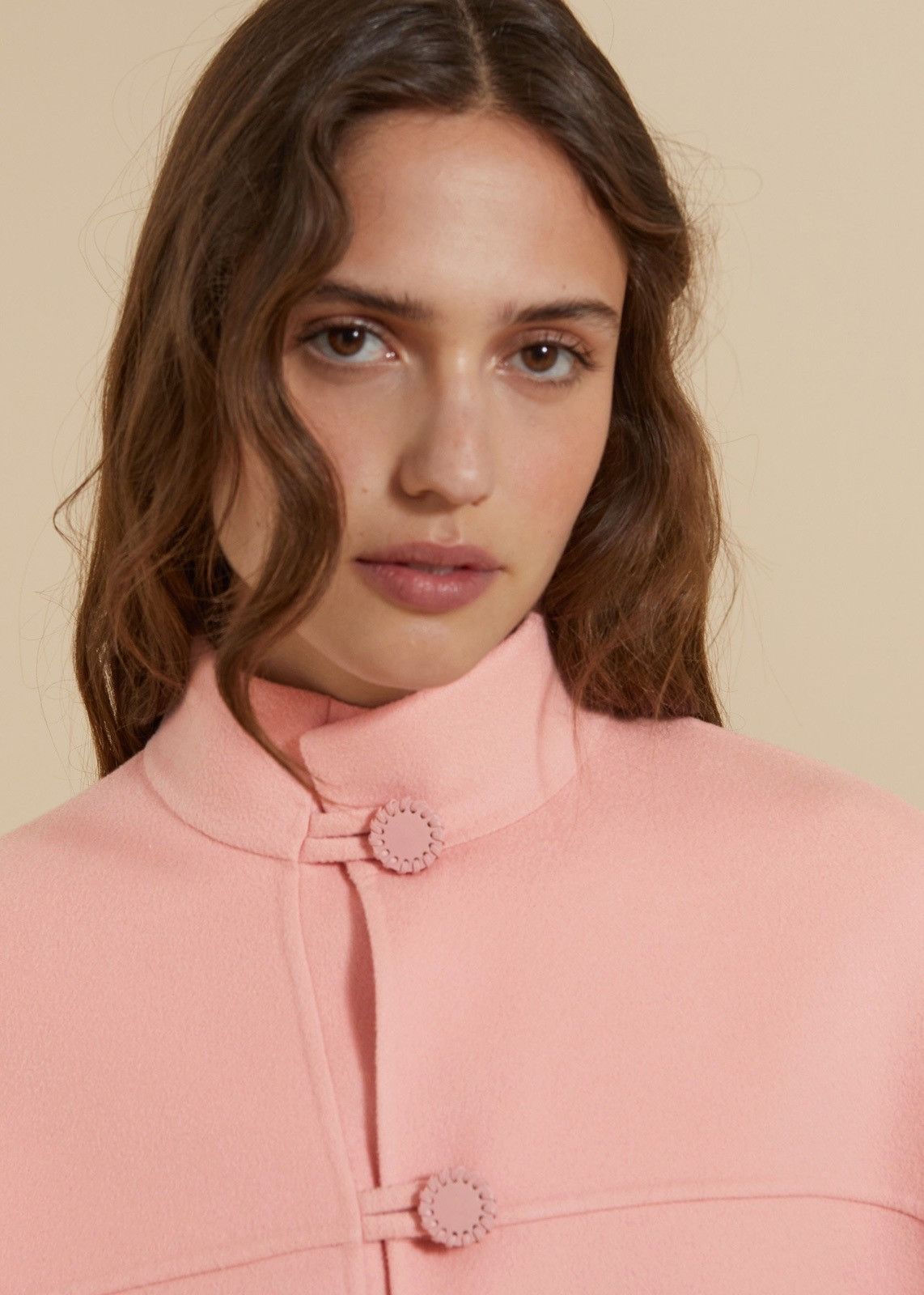 Loro Piana o1srvl11e0824 Size: OS / Agathe AF Cashmere Cape in Pink Size ONE SIZE - 5 Thumbnail