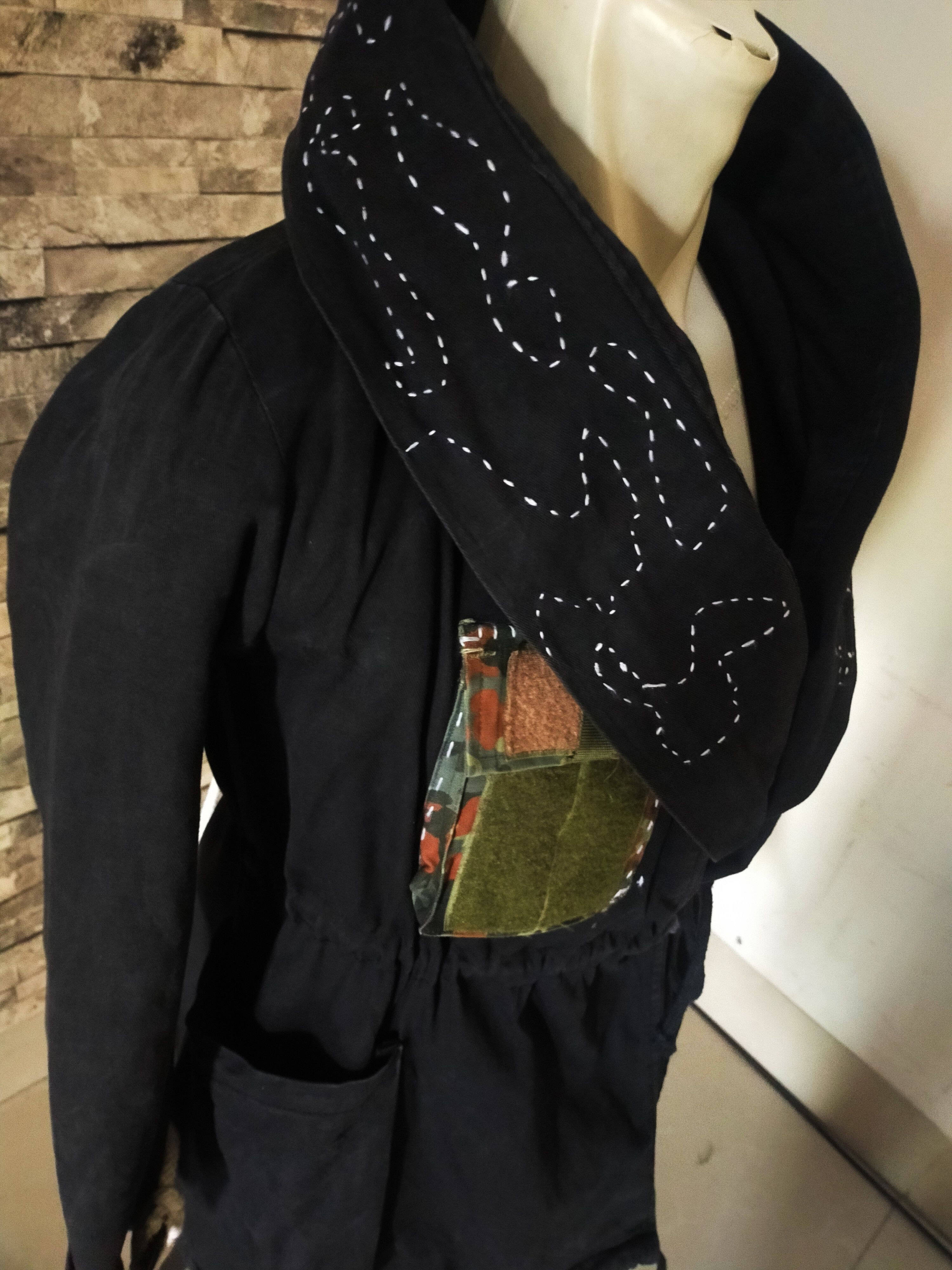 Custommade × Vintage Vintage reworked military jacket Size L / US 10 / IT 46 - 7 Thumbnail