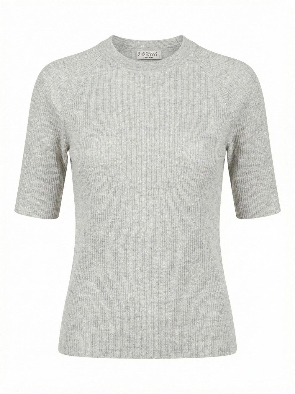 Brunello Cucinelli Sparkling Cashmere Lightweight Rib Knit Sweater Size M / US 6-8 / IT 42-44 - 1 Thumbnail