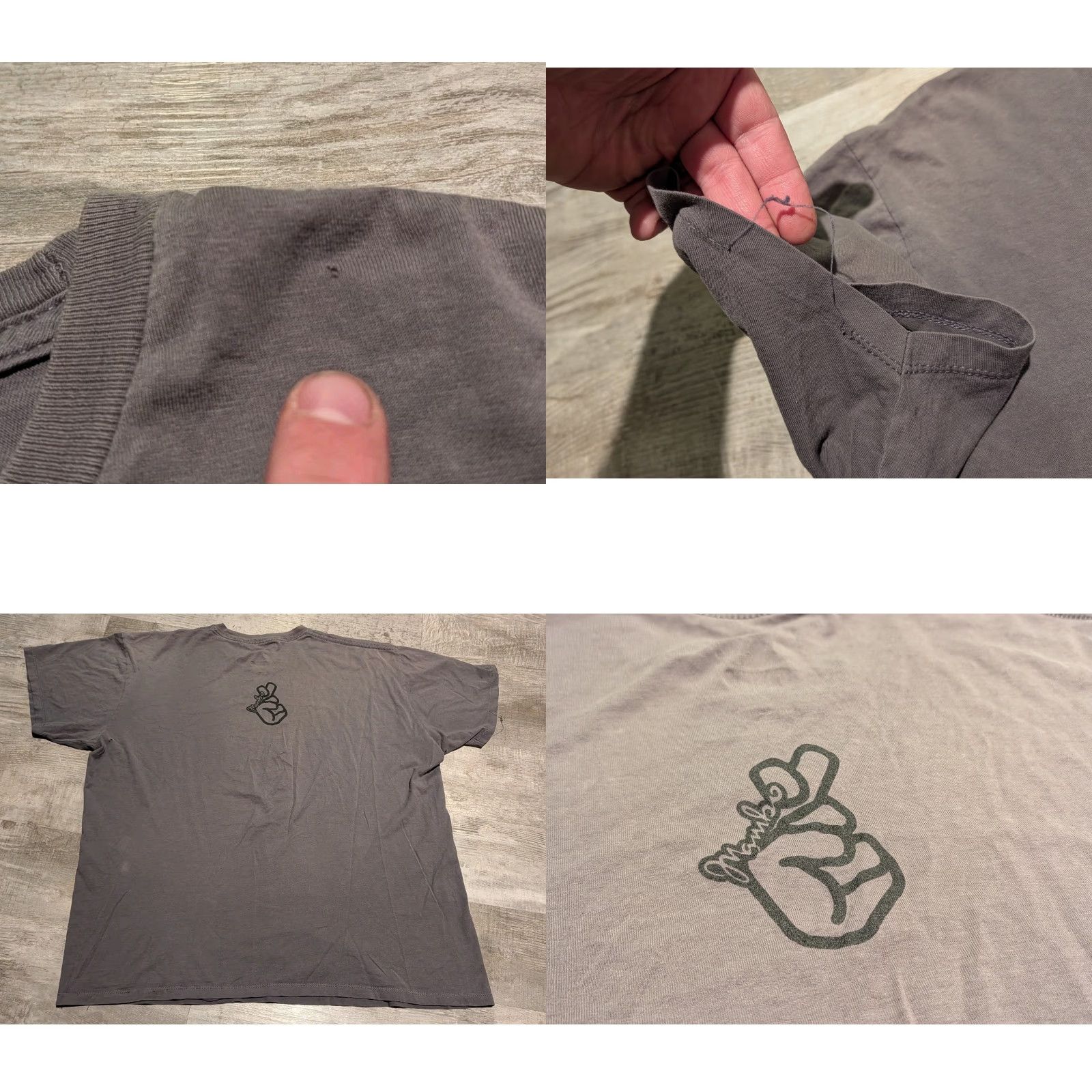 Mambo Mambo Australia Mens Tee Shirt XL Gray T-Shirt Graphic Print Distressed Rare Birds Bicycle Modern Art Shirt Mens XL Gray Mambo Australia T-Shirt Size US XL / EU 56 / 4 - 8 Thumbnail