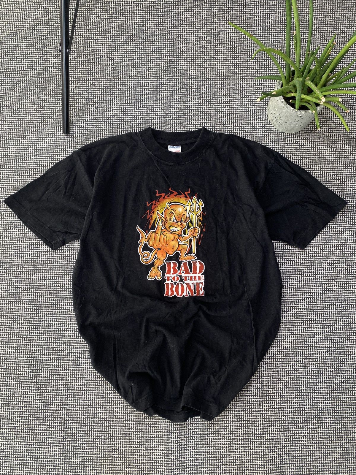 Vintage Very rare vintage tshirt bad to the bone y2k Size US L / EU 52-54 / 3 - 1 Thumbnail