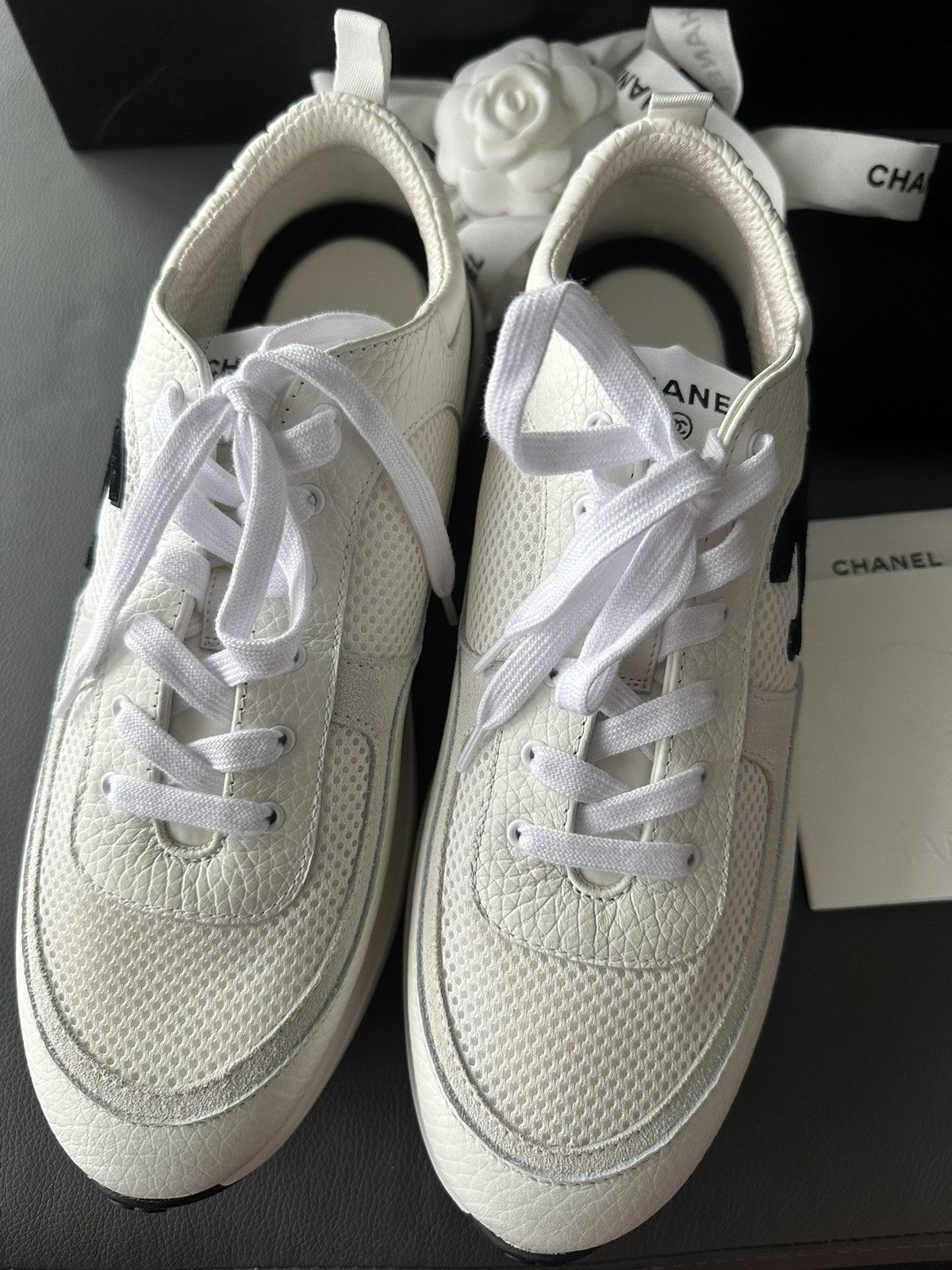 Chanel Super Rare Limited Edition Chanel Logo Men’s Sneaker Size US 11 / EU 44 - 22 Thumbnail
