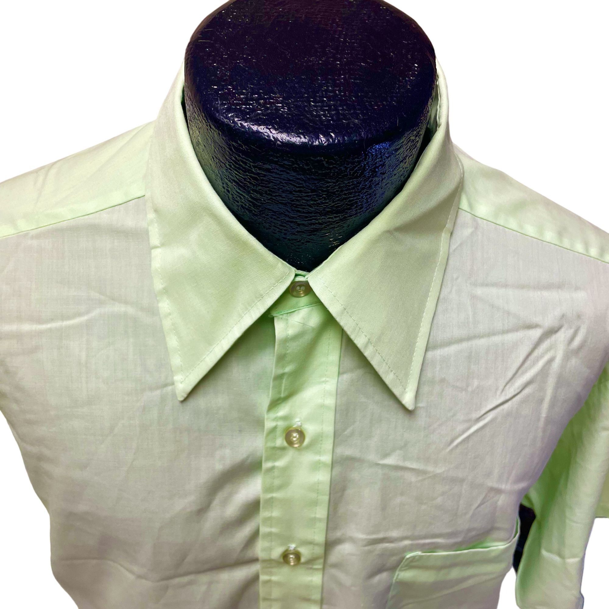 Other Vtg Royal Knight USA MoD LIME Green BUTTERFLY Collar Shirt Size US XL / EU 56 / 4 - 2 Thumbnail