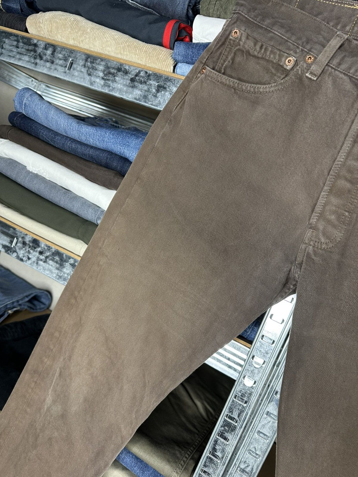 Levi's Vintage Levi’s 501 Jeans Brown USA W32 L30 Straight Pants Size US 32 / EU 48 - 7 Thumbnail