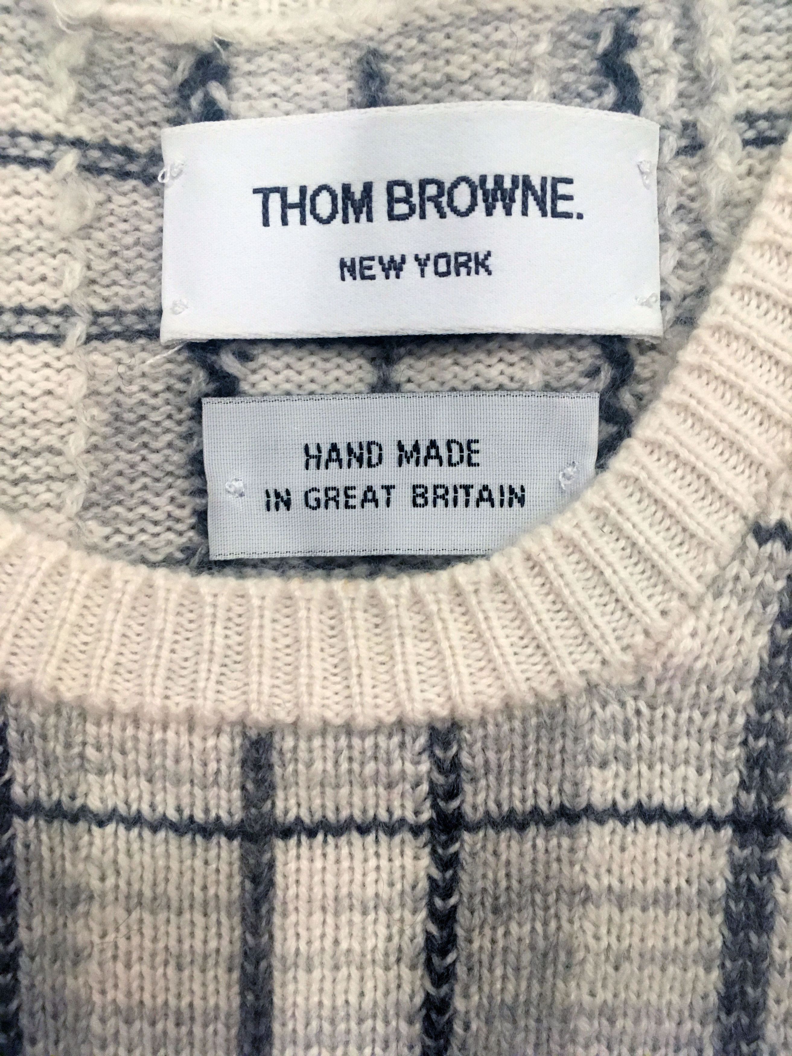 Thom Browne Handmade in UK cashmere pullover vest Size US M / EU 48-50 / 2 - 4 Thumbnail