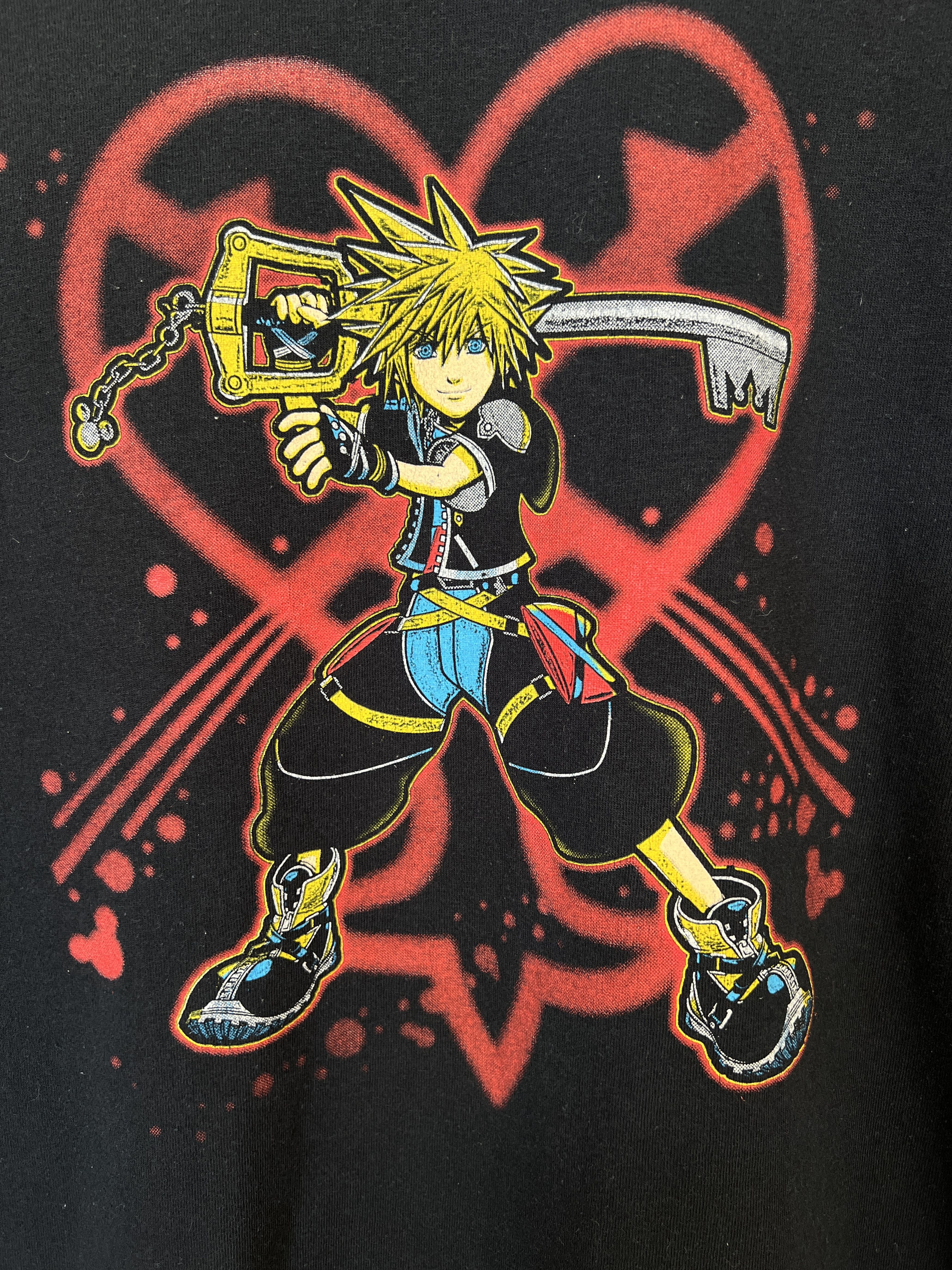 Anime × Playstation × Vintage Vintage 2000s Kingdom Hearts Sore PlayStation Game Tee Size US L / EU 52-54 / 3 - 4 Thumbnail