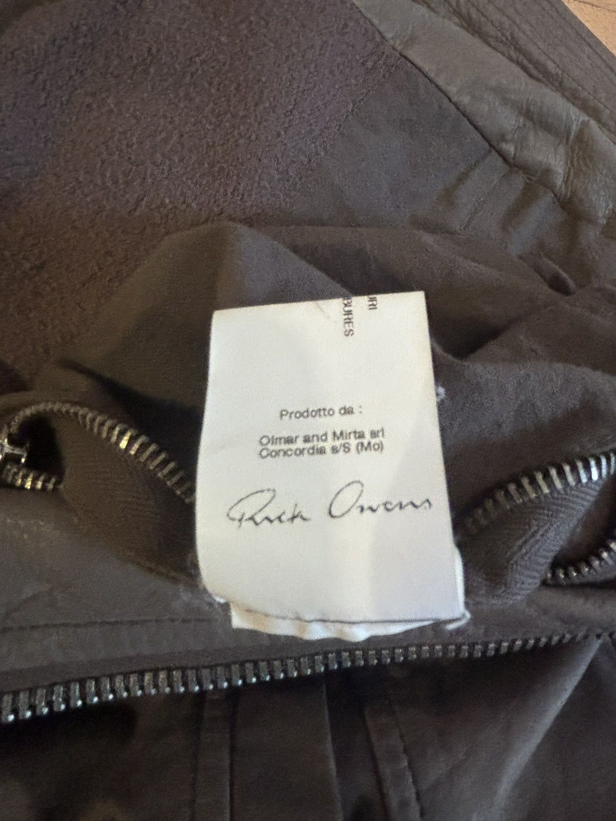 Rick Owens Rick Owens Globa Lamb Leather Jacket (50) Size US M / EU 48-50 / 2 - 6 Thumbnail