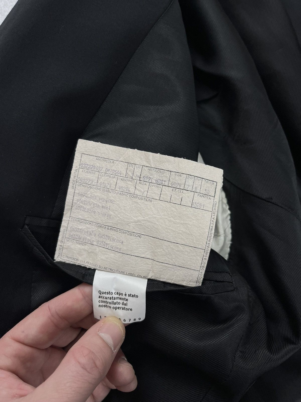 Dolce & Gabbana Dolce & Gabbana Black Blazer Men’s 50R Size 50R - 10 Thumbnail