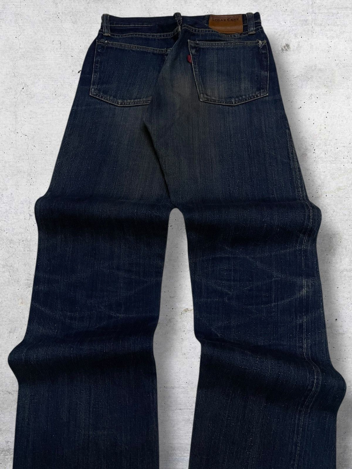 Sugar Cane VINTAGE SUGAR CANE JAPAN DESIGNER 90S OG SELVEDGE DENIM Size US 27 - 12 Thumbnail