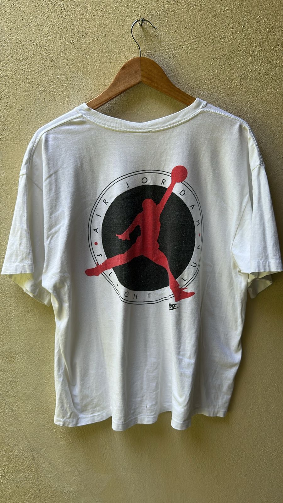 Jordan Brand × Nike × Vintage 1991 Jordan Flight Club White Shirt Size US L / EU 52-54 / 3 - 2 Thumbnail