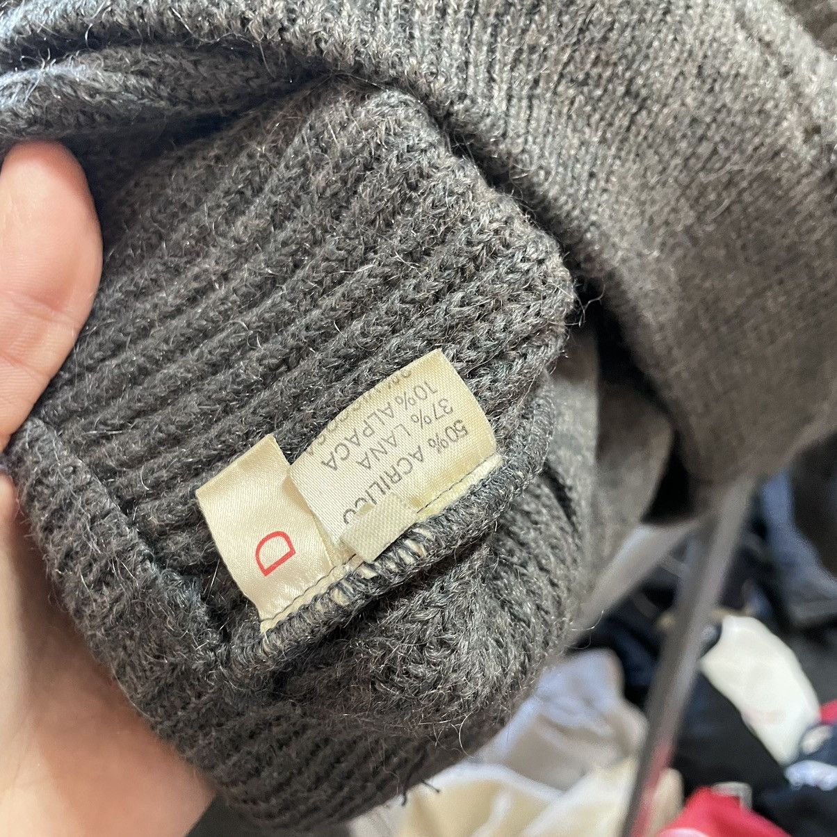 Lanvin Rare 80s Lanvin alpaca Sweater cardigan 90s baggy old money Size US M / EU 48-50 / 2 - 4 Thumbnail