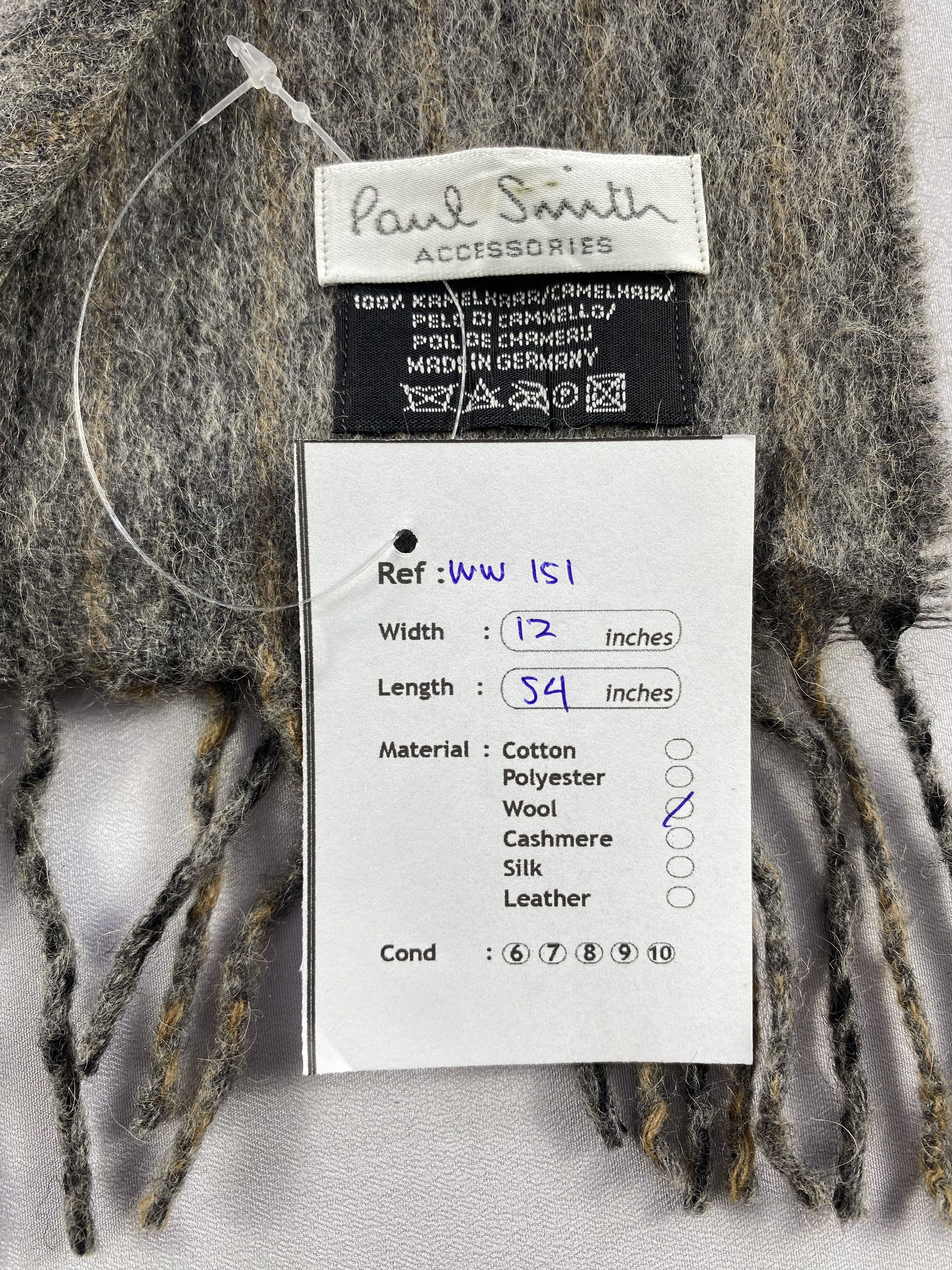 Paul Smith Paul Smith Scarf / Muffler / Neckwear - WW151 Size ONE SIZE - 7 Thumbnail