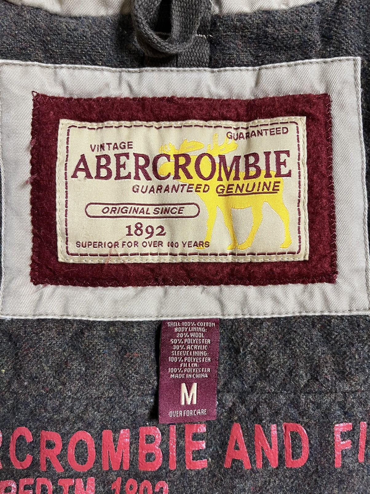 Abercrombie & Fitch Authentic 90’s Vintage Workwear Jacket Size US M / EU 48-50 / 2 - 3 Thumbnail