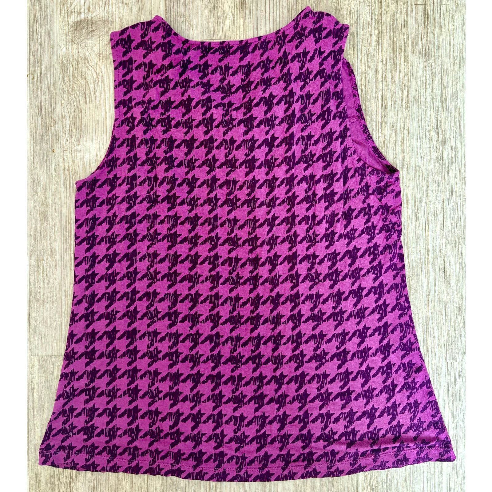 Merona Merona | Women's Star Print Sleeveless Top | Large Size L / US 10 / IT 46 - 2 Thumbnail