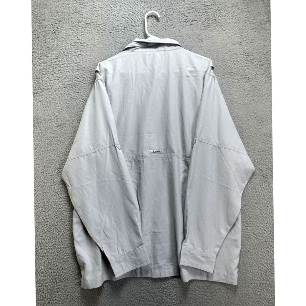 Habitat Habit Shirt Men XL Grey Crayfish Creek River Vented Button Up Pocket NEW Size US XL / EU 56 / 4 - 3 Thumbnail