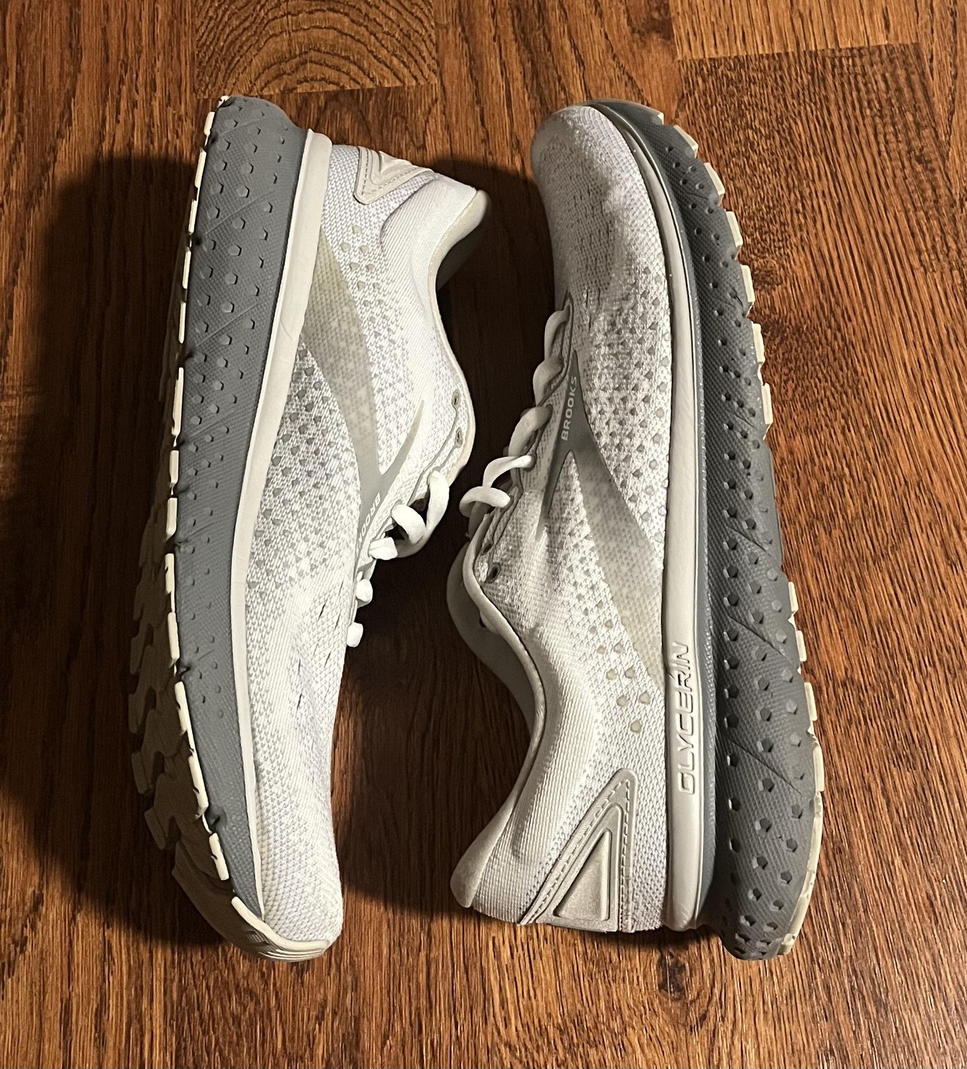 Brooks Brooks Glycerin 18 Running Shoes White Gray Size US 9 / IT 39 - 3 Thumbnail