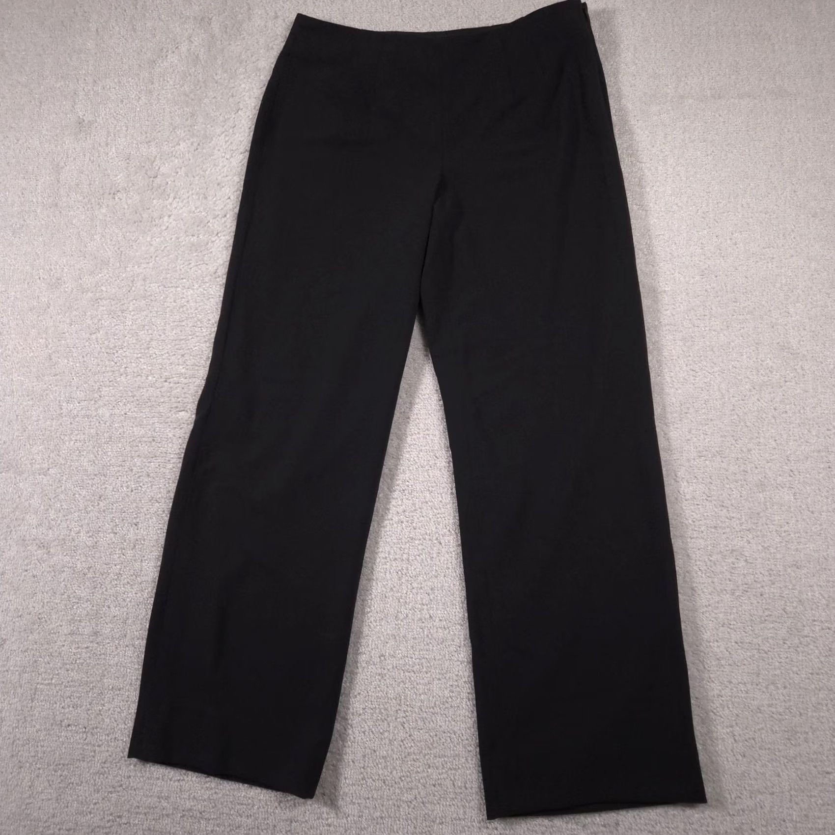 J. Jill J. Jill Pants Womens 8 Blue Dress Slacks Side Zip Stretch Straight Leg Work Size 30" / US 8 / IT 44 - 2 Thumbnail