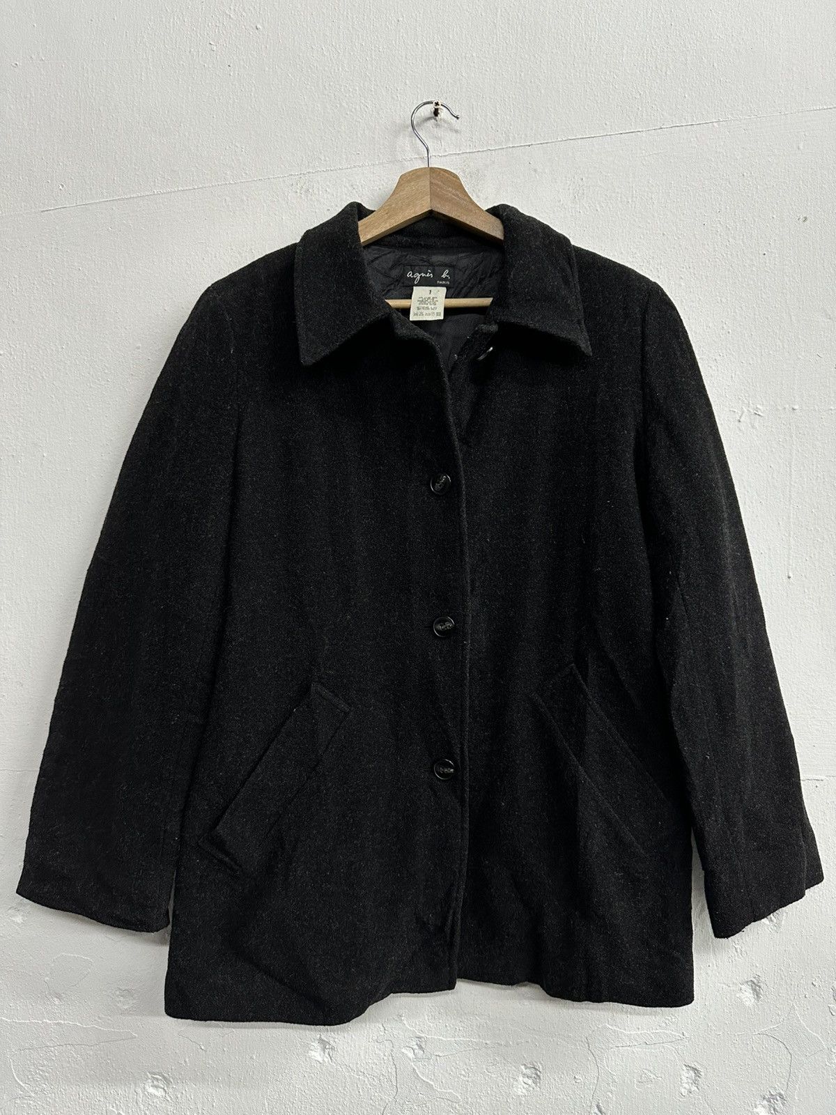agnes b. VTG Agnes B Wool Jacket Size US S / EU 44-46 / 1 - 3 Thumbnail