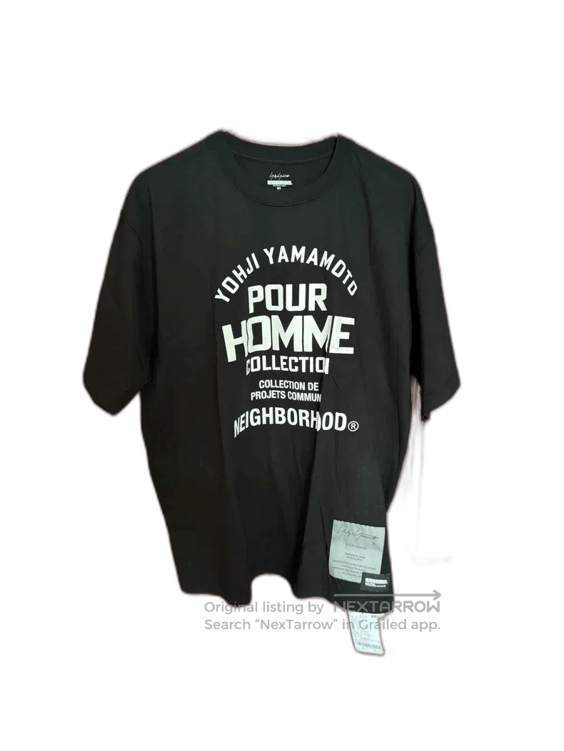 Yohji Yamamoto Yohji Yamamoto Collaboration Short Sleeve Tee Size US L / EU 52-54 / 3 - 1 Thumbnail