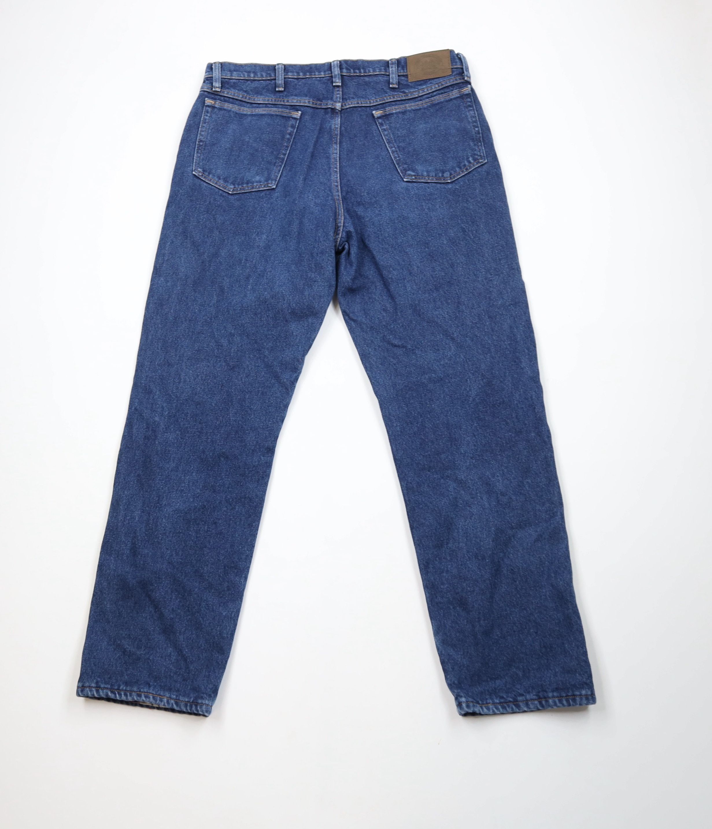 Cabelas × Vintage Vintage Cabelas Flannel Lined Straight Leg Denim Jeans Blue Size US 36 / EU 52 - 11 Thumbnail