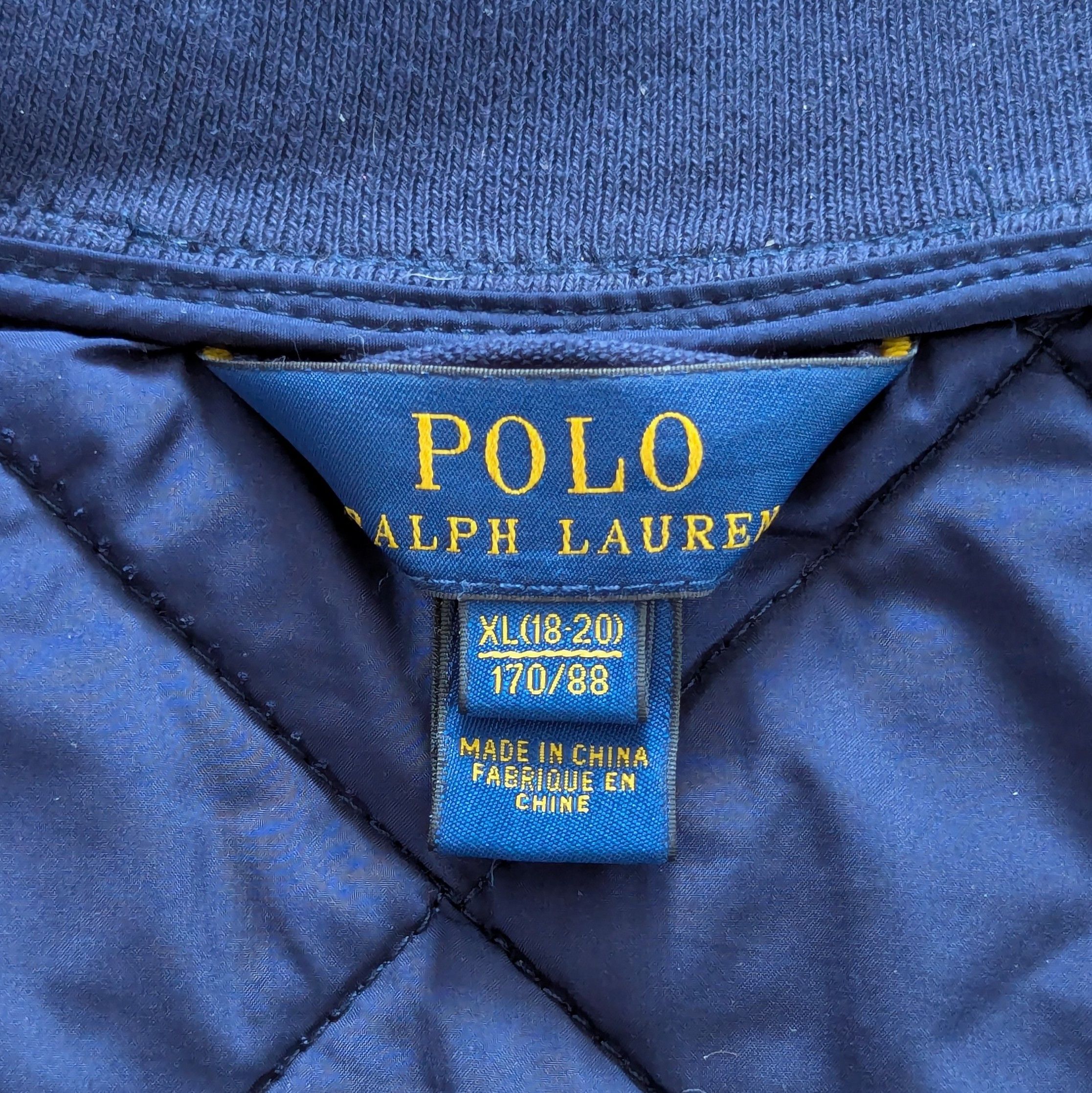 Polo Ralph Lauren Ralph Lauren Quilted Baseball Vest For Boys Size XL 170/88 Size US XL / EU 56 / 4 - 9 Thumbnail