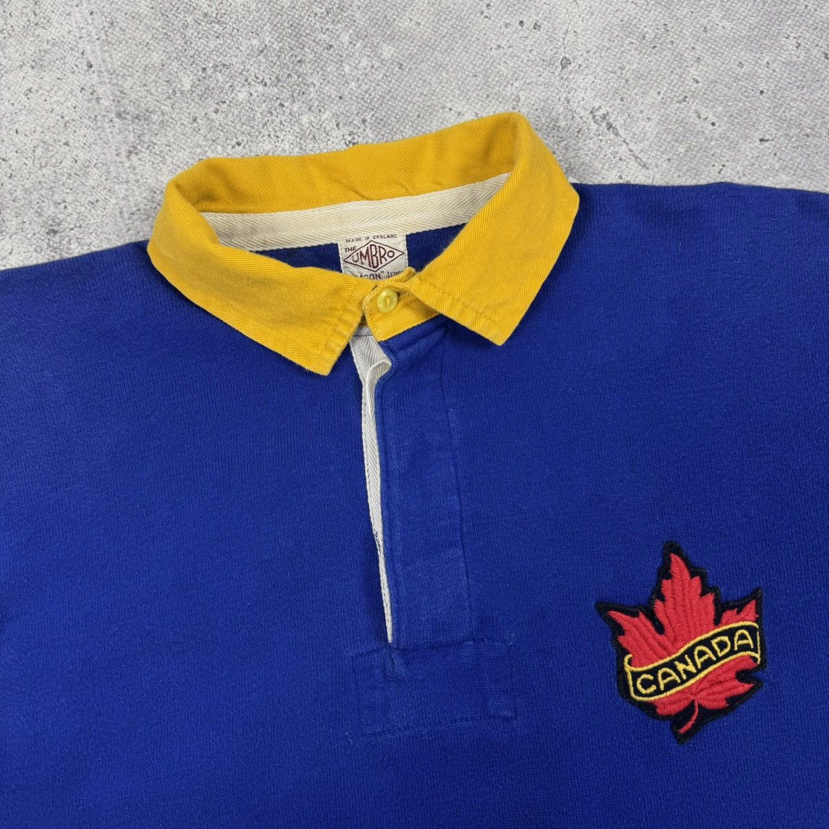 Umbro 1960s Vintage Rugby Canada National Team Long Sleeve Shirt Size US M / EU 48-50 / 2 - 7 Thumbnail