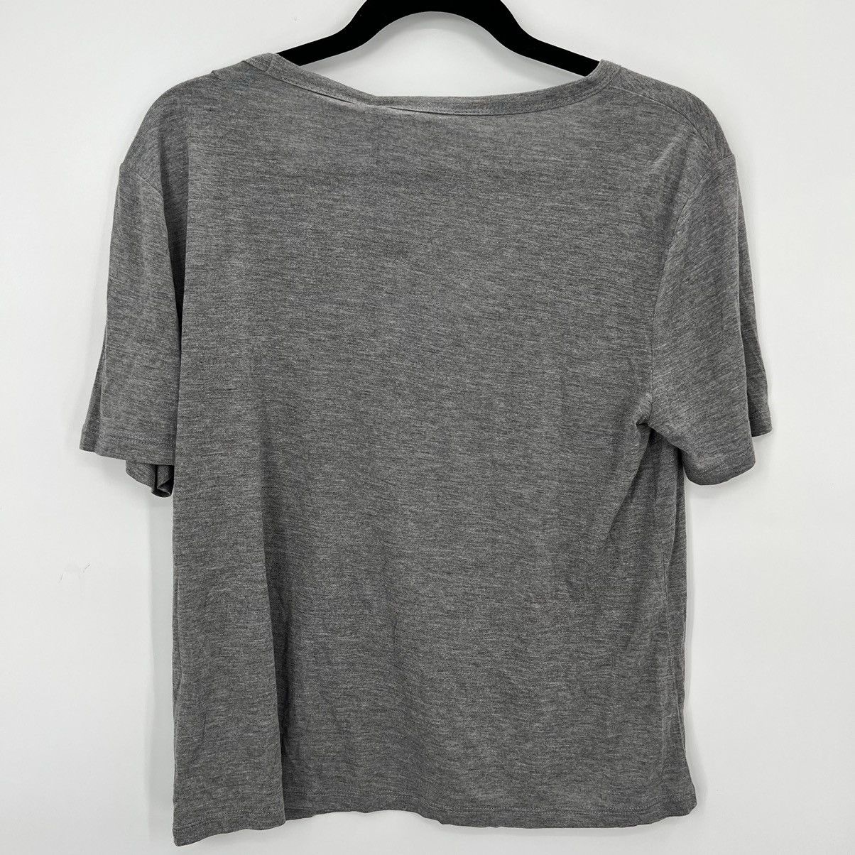 Alexander Wang NWT T Alexander Wang Heather Grey Jersey Classic T-Shirt Top Size M / US 6-8 / IT 42-44 - 7 Thumbnail