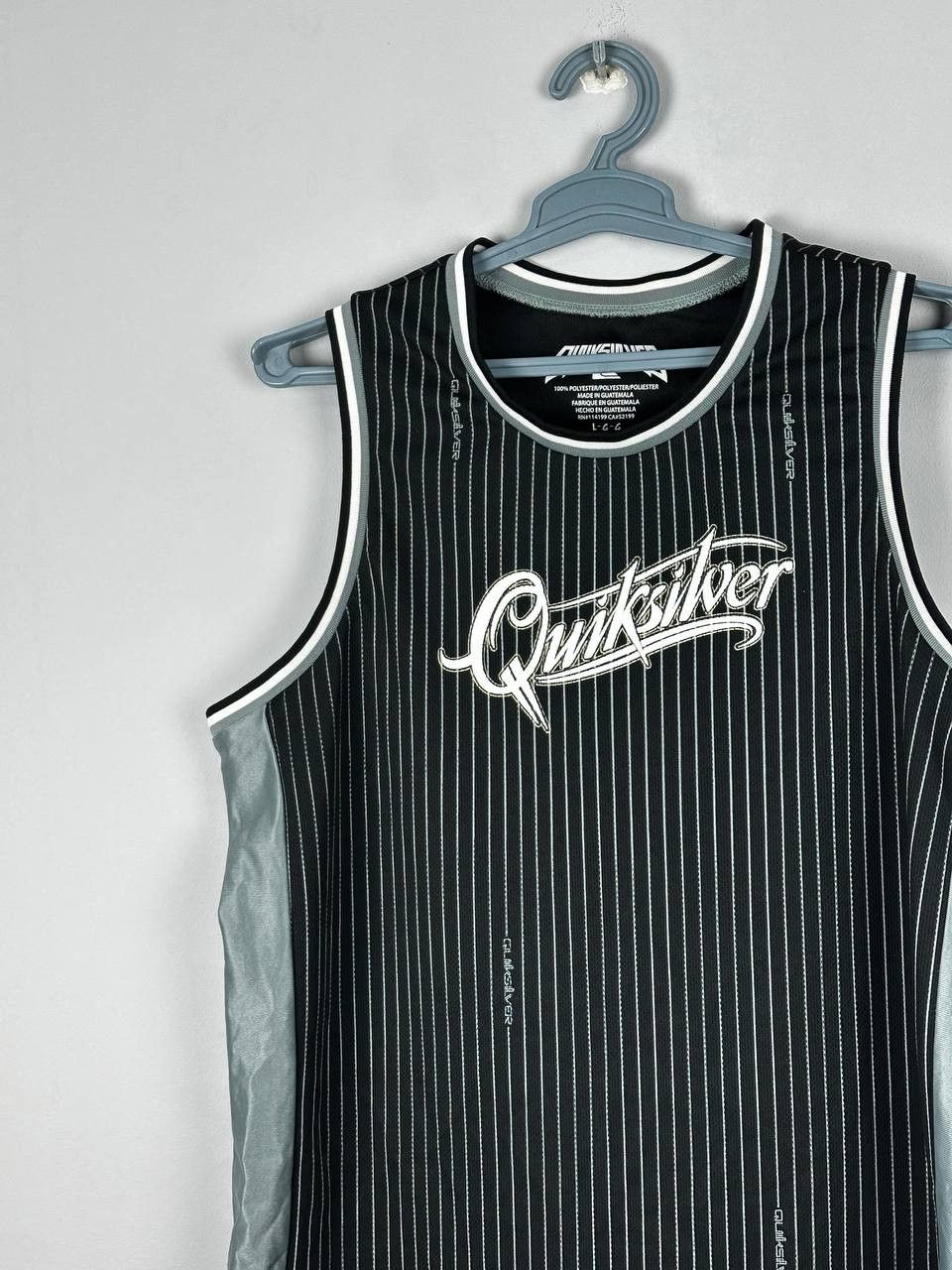 Quicksilver Vintage Quiksilver Surfing Logo Striped Tank Top Size US L / EU 52-54 / 3 - 3 Thumbnail