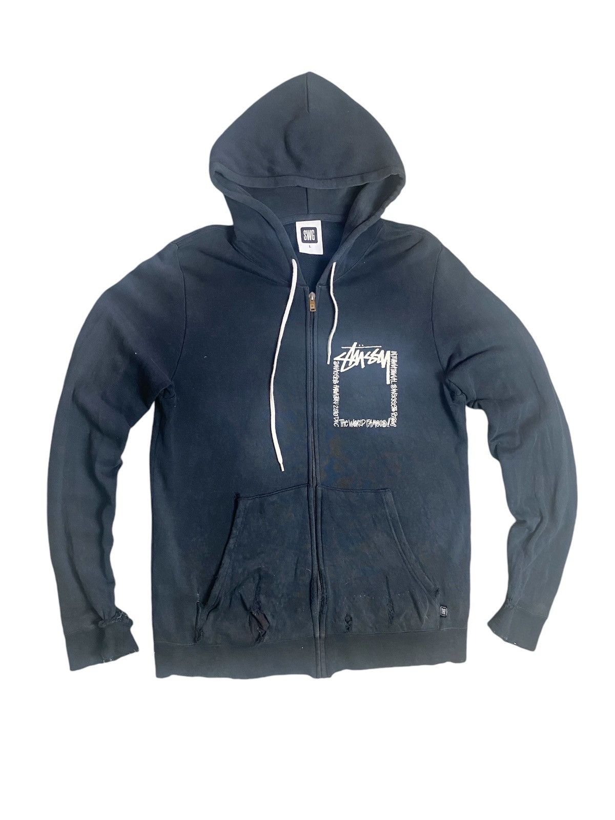 Japanese Brand × Stussy × Swagger limited edition Swaggers x Stussy The World Famous Hoodies Size US L / EU 52-54 / 3 - 2 Thumbnail