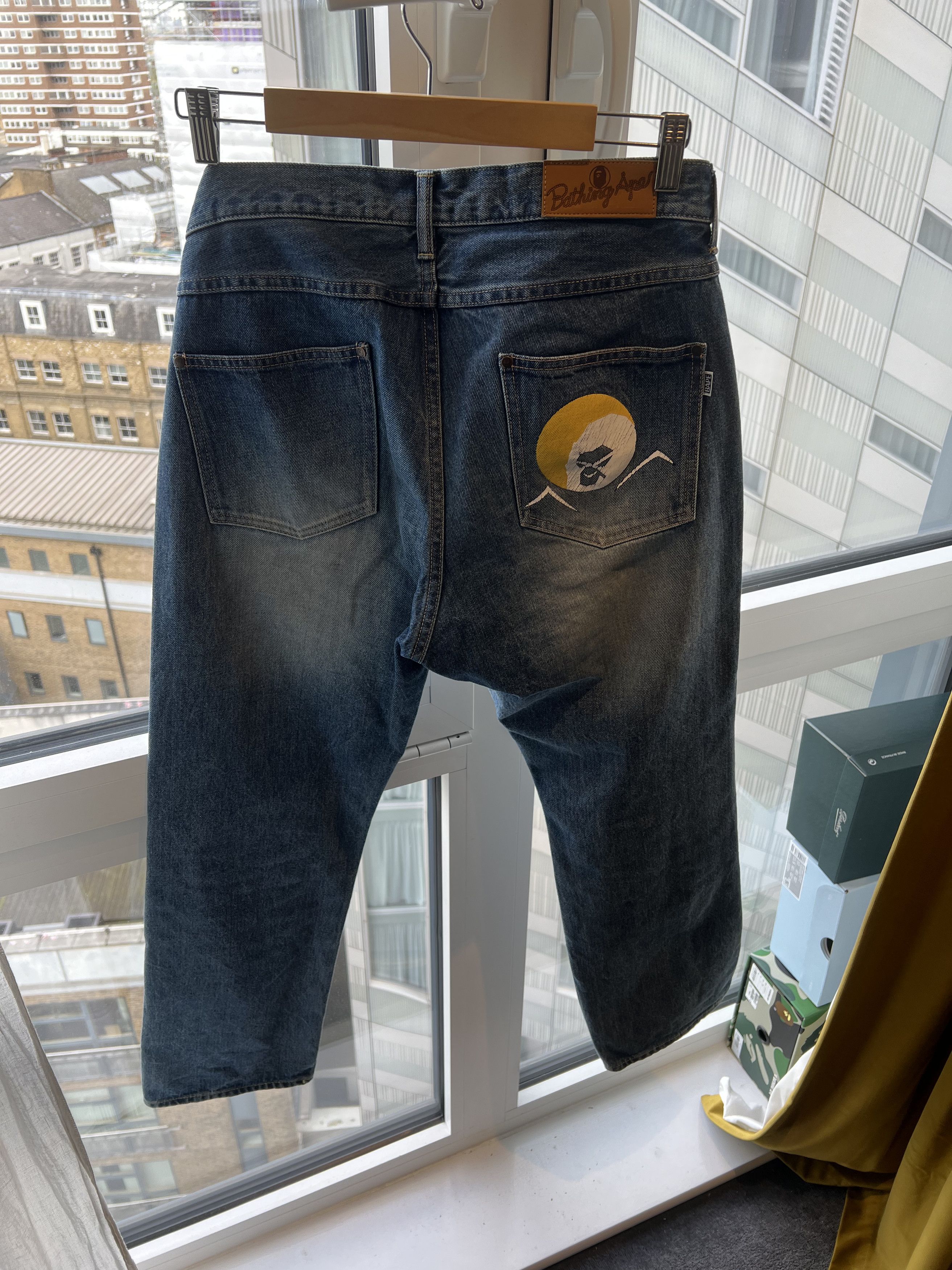 Bape Shadow Bape Loose Fit Denim Size US 31 - 2 Thumbnail