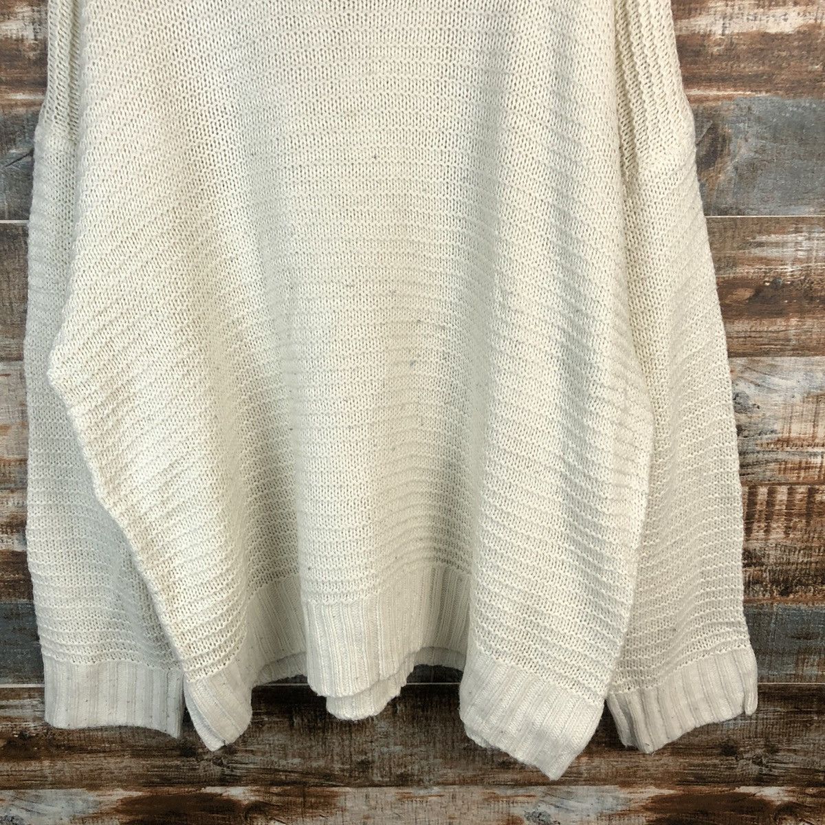 GU × Homespun Knitwear GU vintage white Knitwear #A1831 Size US L / EU 52-54 / 3 - 6 Thumbnail