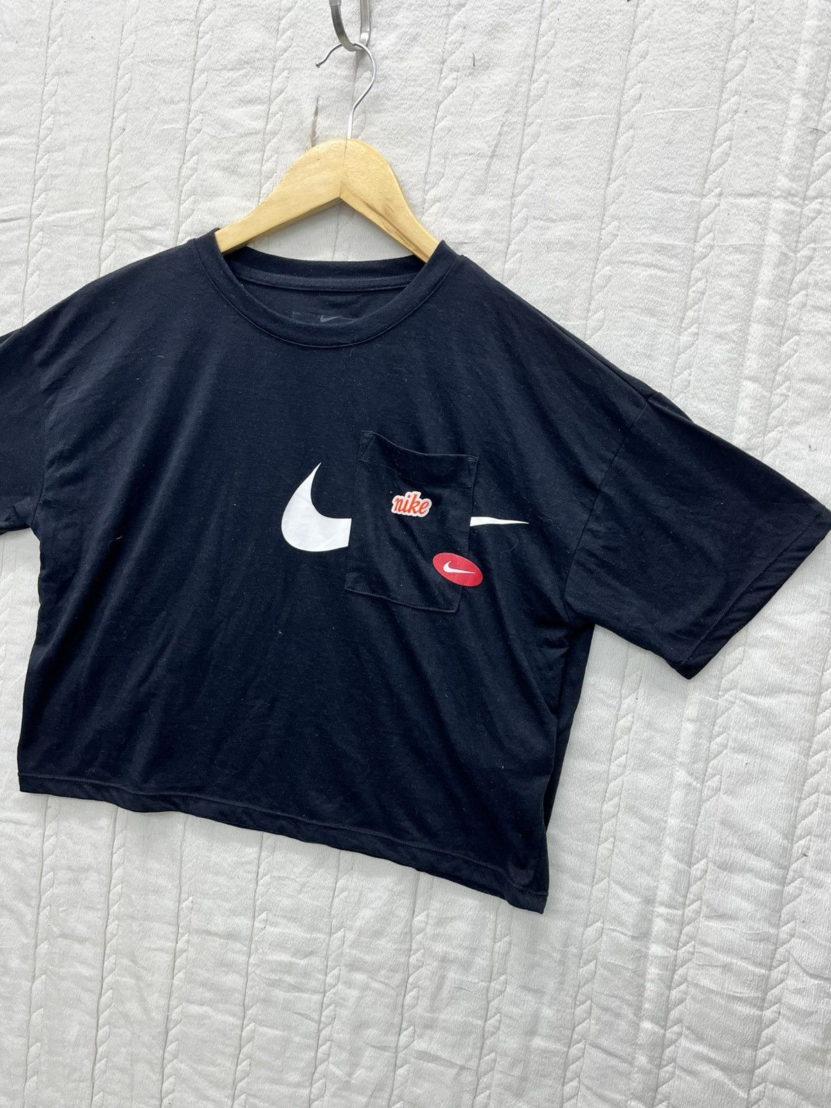 Japanese Brand × Nike STEALS🔥NIKE CROP TEES POCKET Size S / US 4 / IT 40 - 3 Thumbnail