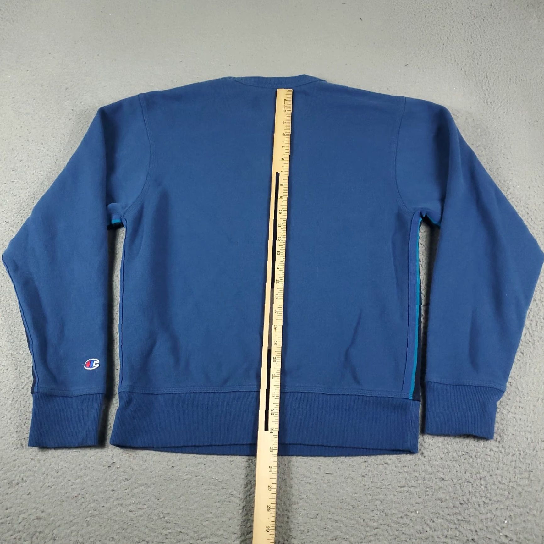 Champion Vintage Champion Mens Pullover Sweater S Blue Casual Knit Logo Zipper Long Sleeve Size US S / EU 44-46 / 1 - 5 Thumbnail