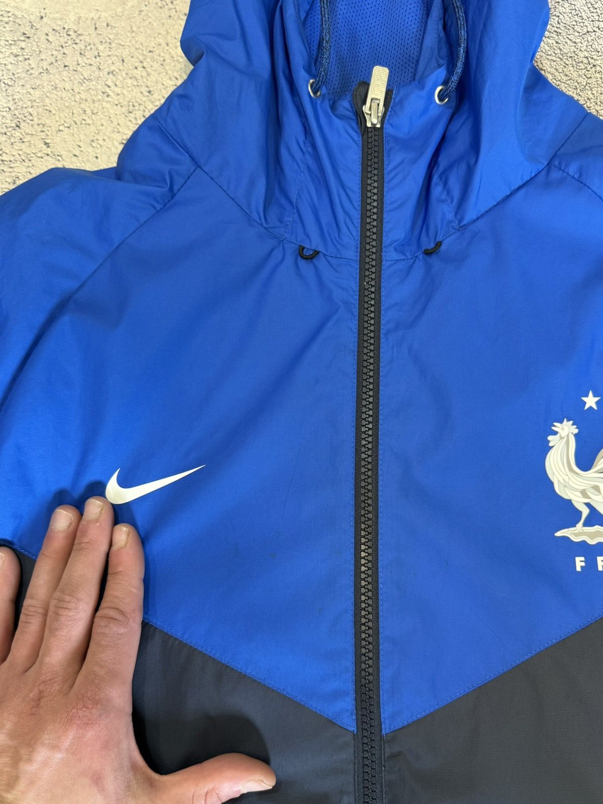 Nike Nike France Windrunner Jacket World Cup Soccer Windbreaker Size US XL / EU 56 / 4 - 15 Thumbnail