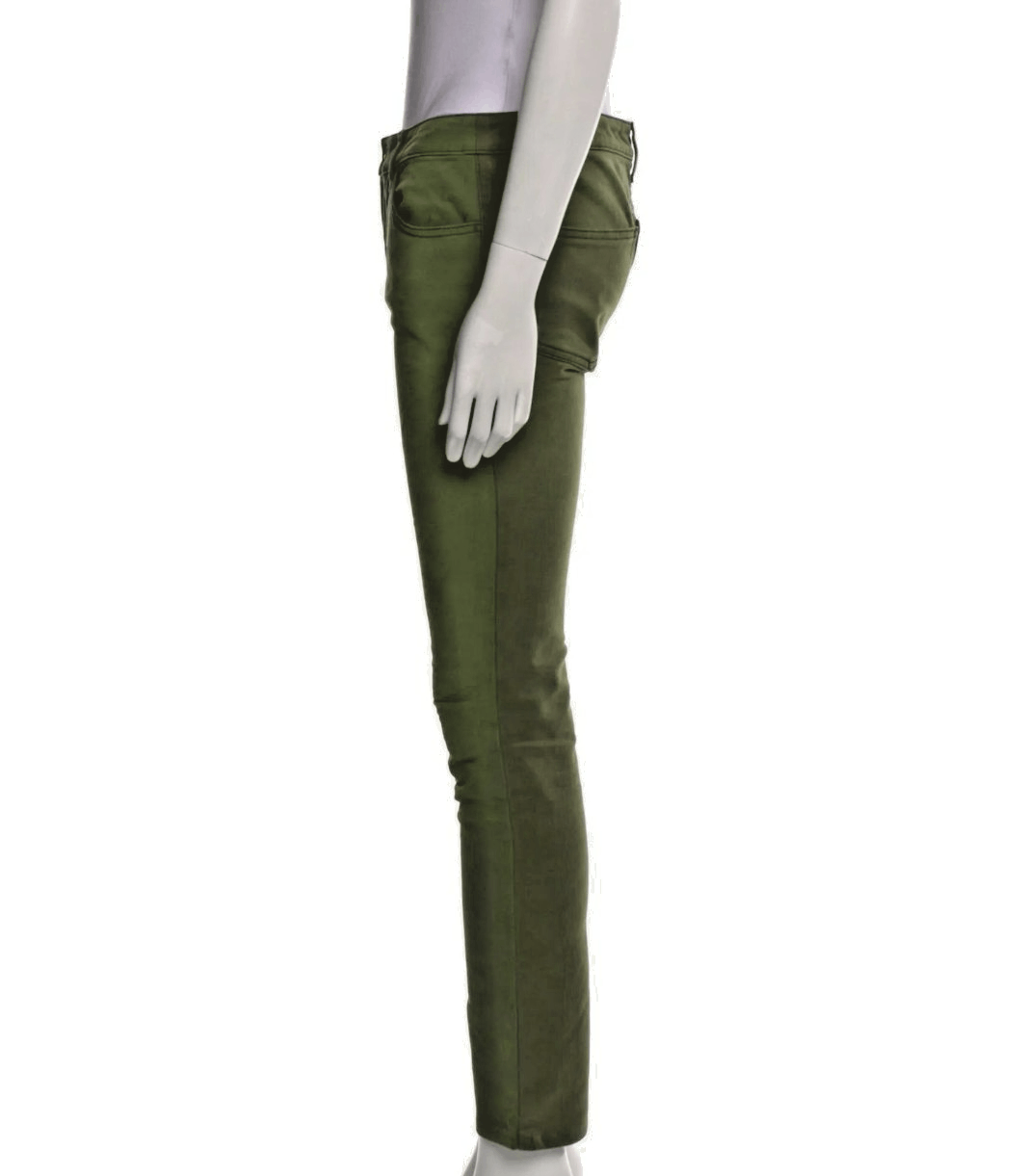 Givenchy Givenchy Olive Green Pants – Size M – Cotton Blend – Straig Size 32" / US 10 / IT 46 - 6 Thumbnail