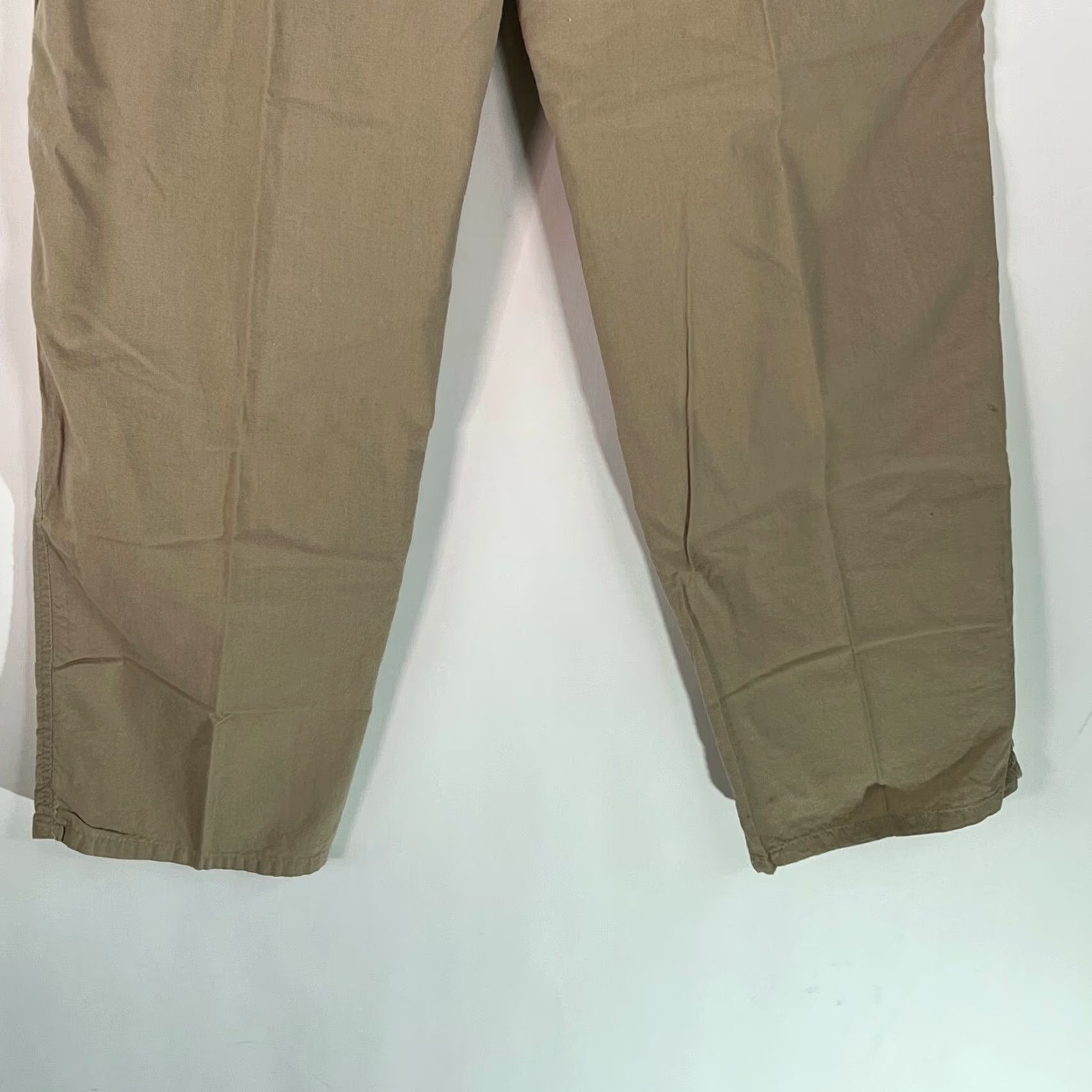 Dockers DOCKERS Mens Flat Front Mid Rise Stretch Chino Pants 34x32 Tan Mens Size US 34 / EU 50 - 6 Thumbnail