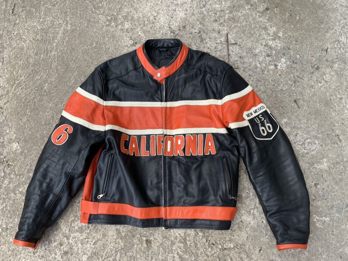 Japanese Brand Rare Vintage Echtes Leder “Hot Leathers” Biker Jacket Size US XL / EU 56 / 4 - 1 Thumbnail