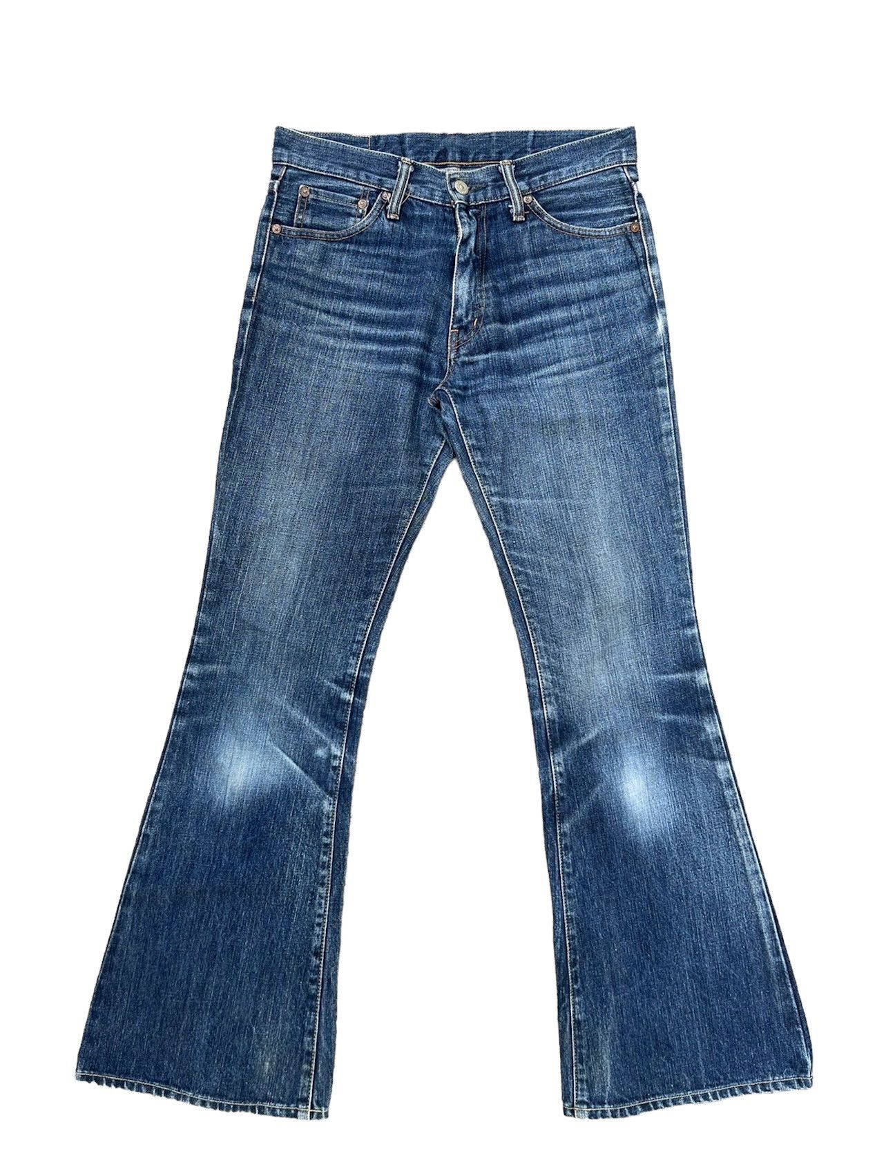 Burgus Plus Vintage Burgus Plus Japan Faded Denim Flare Jeans Size US 30 / EU 46 - 1 Thumbnail