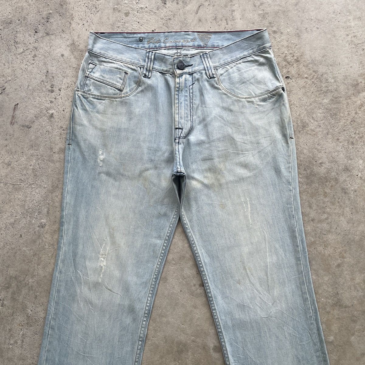 Japanese Brand W33x27 Vintage Japanese Denim Faded Jeans Pants Size US 33 - 4 Thumbnail