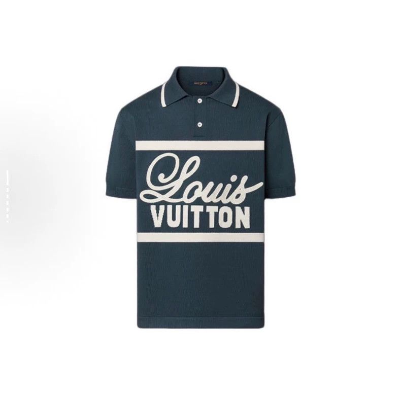 Louis Vuitton Louis Vuitton Embroidered logo polo shirt Size US S / EU 44-46 / 1 - 1 Thumbnail