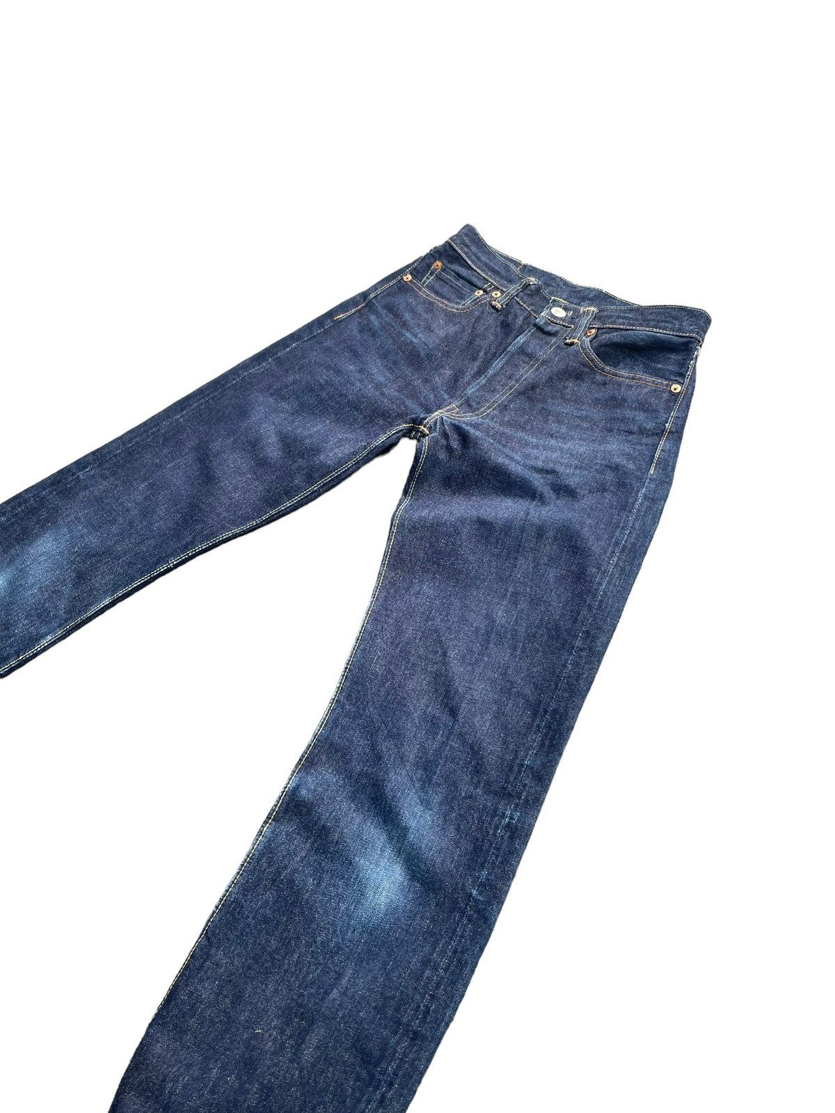 The Flat Head R.J.Blues Selvedge Denim Size US 27 - 3 Thumbnail