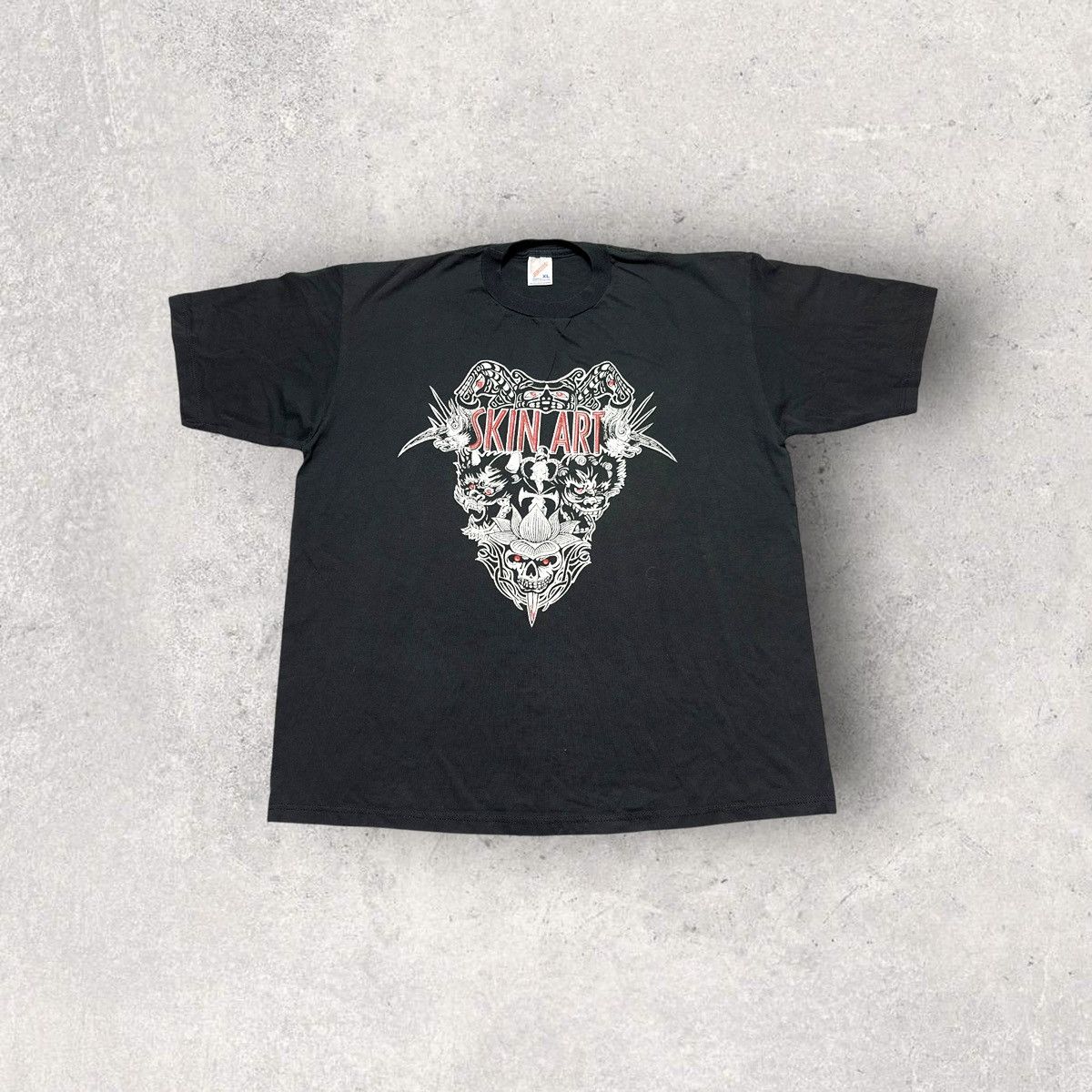 Jerzees × Vintage Vintage Skin Art tee Size US XL / EU 56 / 4 - 1 Thumbnail