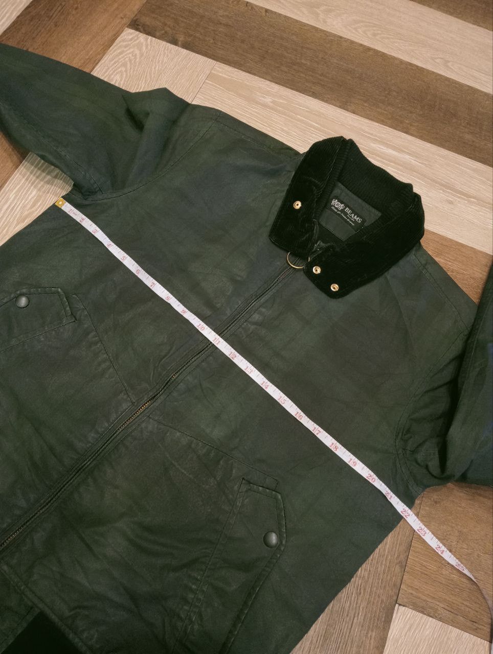 Beams Japan BEAMS JAPAN WAXED JACKET - SIZE L Size US L / EU 52-54 / 3 - 15 Thumbnail