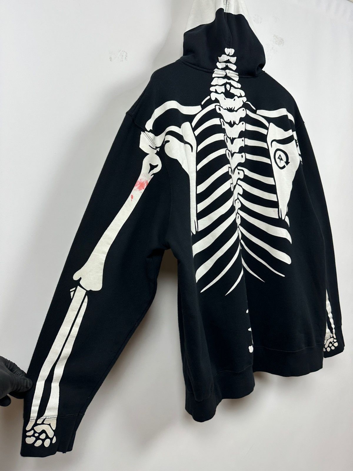 LRG 2006 Vintage LRG Dead Serious Skeleton Hoodie Size US XL / EU 56 / 4 - 17 Thumbnail