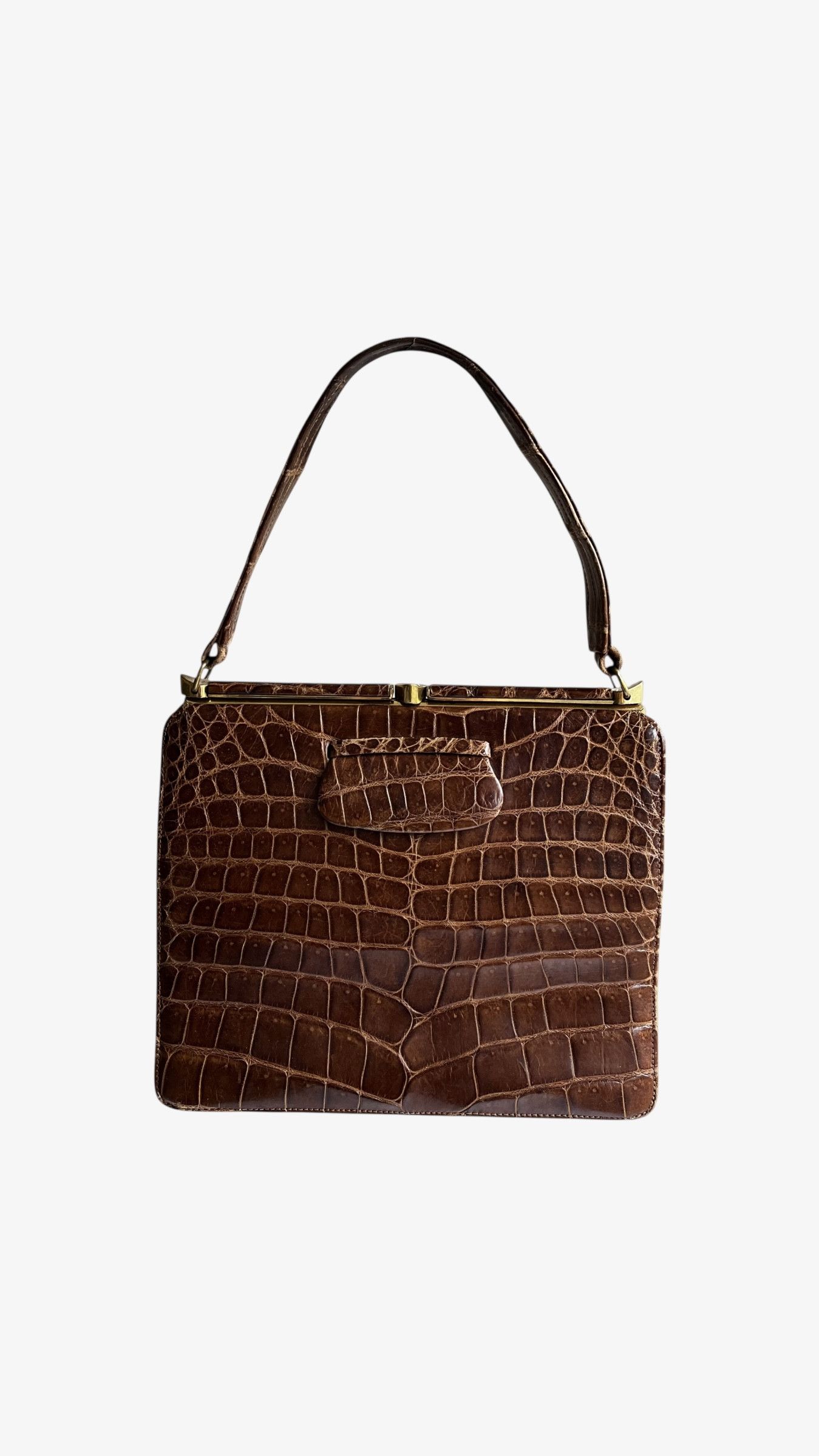 Other Vintage 1950s Riviera Crocodile Leather Shoulder Bag Size ONE SIZE - 1 Thumbnail