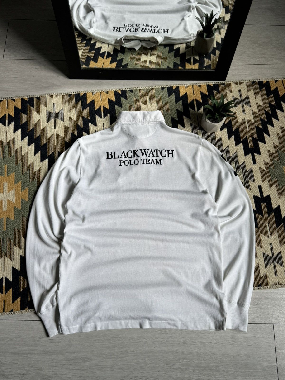 Polo Ralph Lauren Vintage Polo Ralph Lauren Black Watch Rugby Longsleve Size US M / EU 48-50 / 2 - 2 Thumbnail