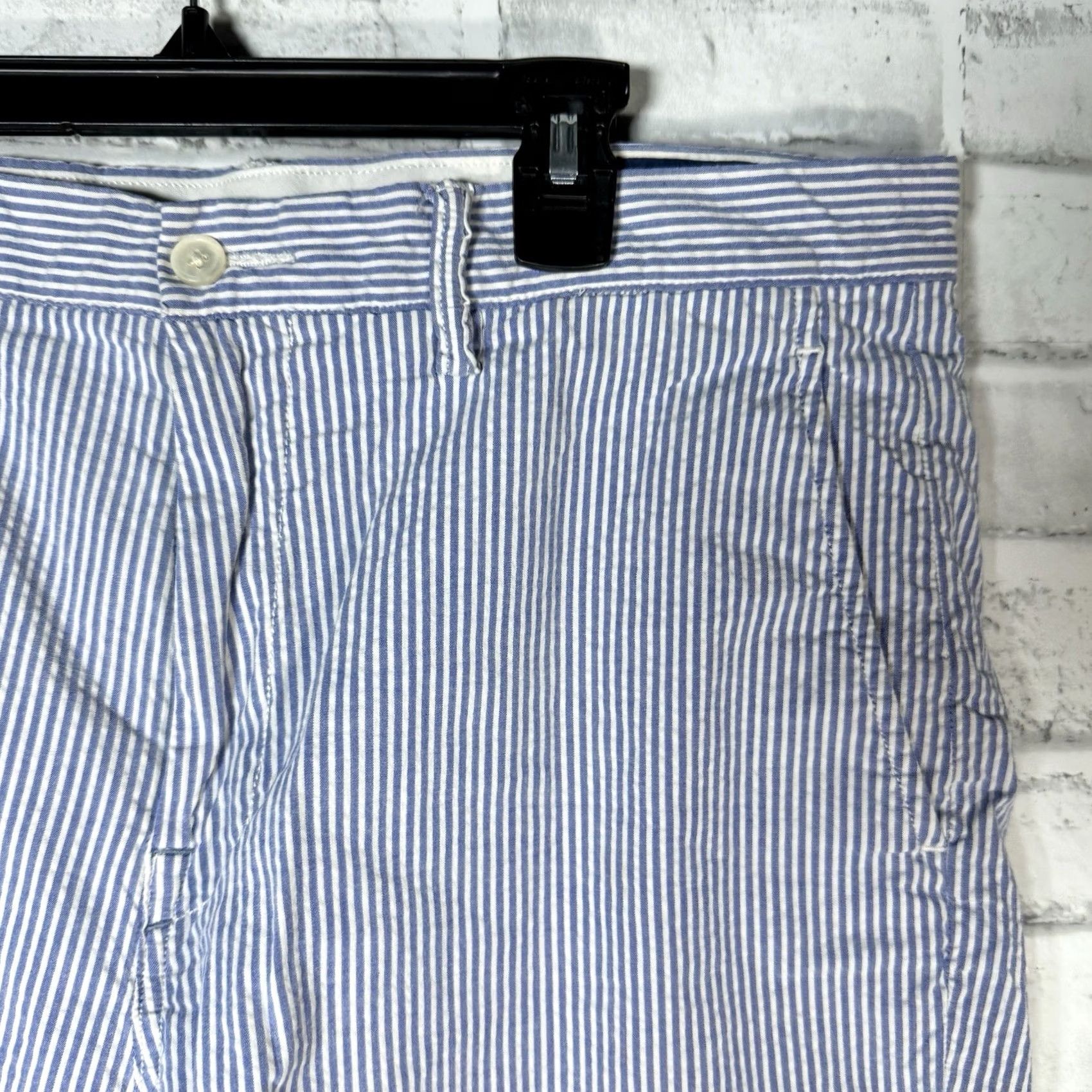 Polo Ralph Lauren Polo Ralph Lauren Shorts Mens Size 35 Blue Striped Stretch Classic Fit Casual Size US S / EU 44-46 / 1 - 2 Thumbnail