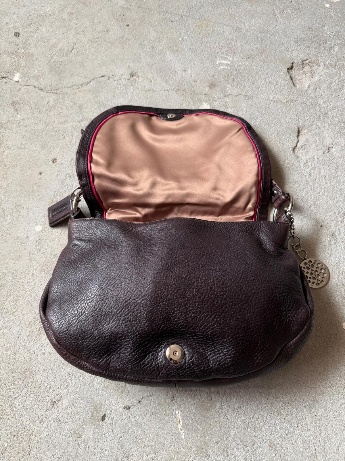 Coach Coach Pebbled Leather Hobo Shoulder Bag Brown Size ONE SIZE - 4 Thumbnail