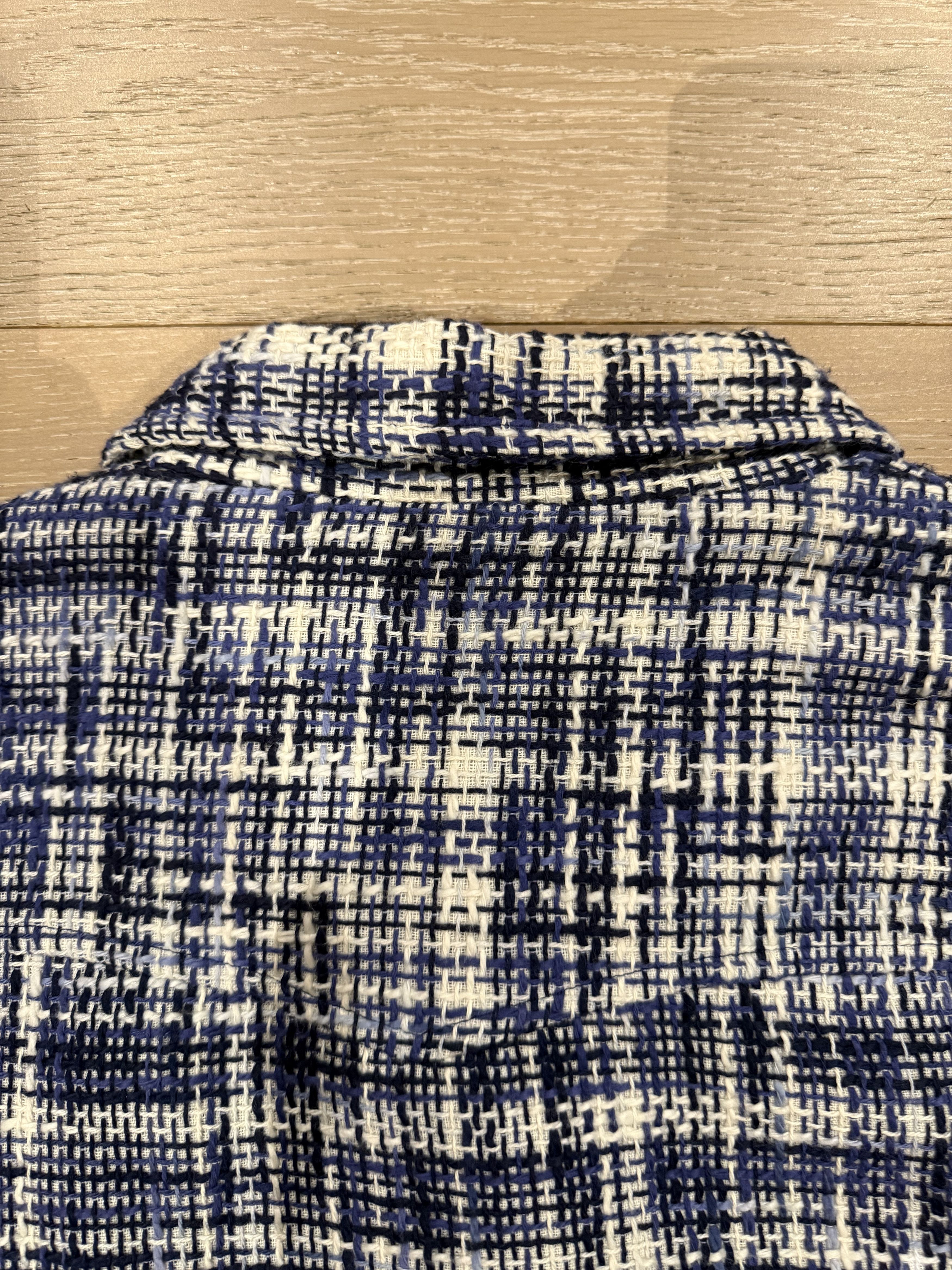 Libero 💚 Libero Azzurro Tweed Blouson Large NEW Size US L / EU 52-54 / 3 - 18 Thumbnail