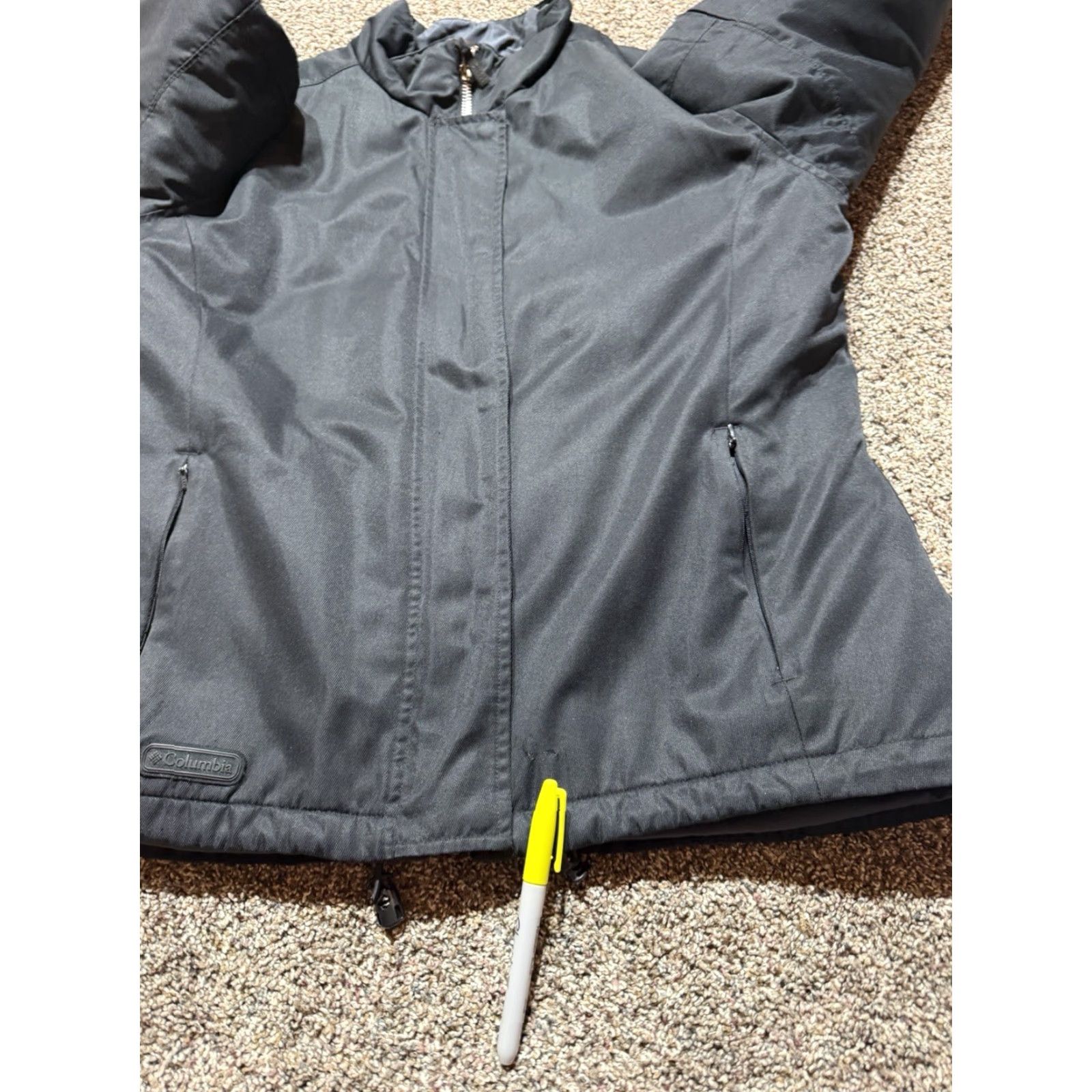 Vintage Columbia Womens Jacket XL Black Heavy Winter Coat Zip Liner Interchange Core Size XL / US 12-14 / IT 48-50 - 7 Thumbnail